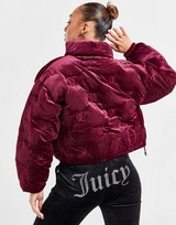 JUICY COUTURE chaqueta All Over Print Velour Padded