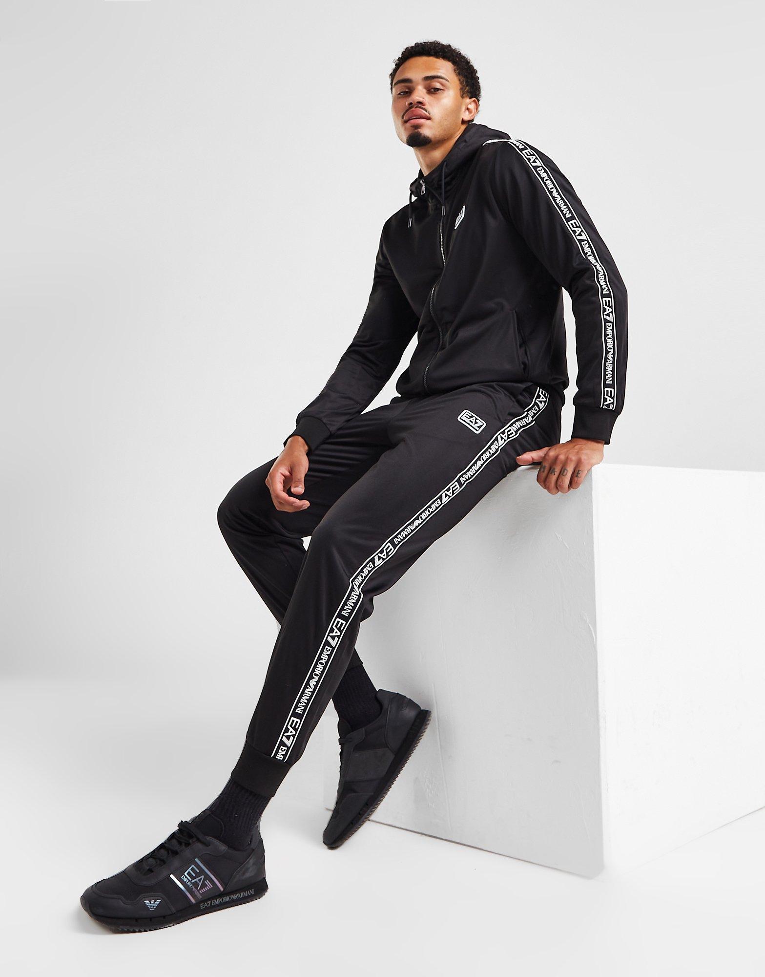 Emporio Armani EA7 Black Tracksuit