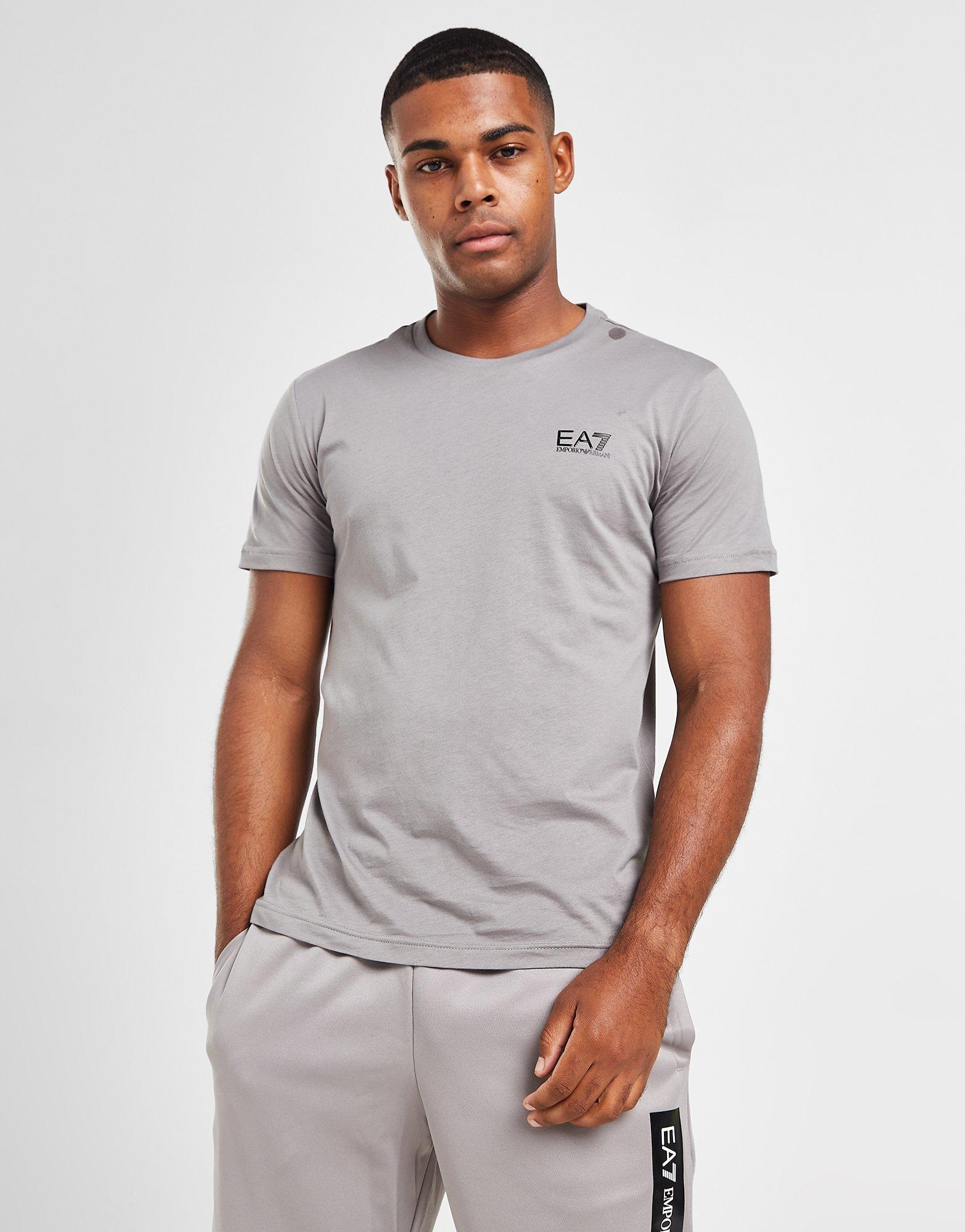 Ea7 grey hot sale t shirt