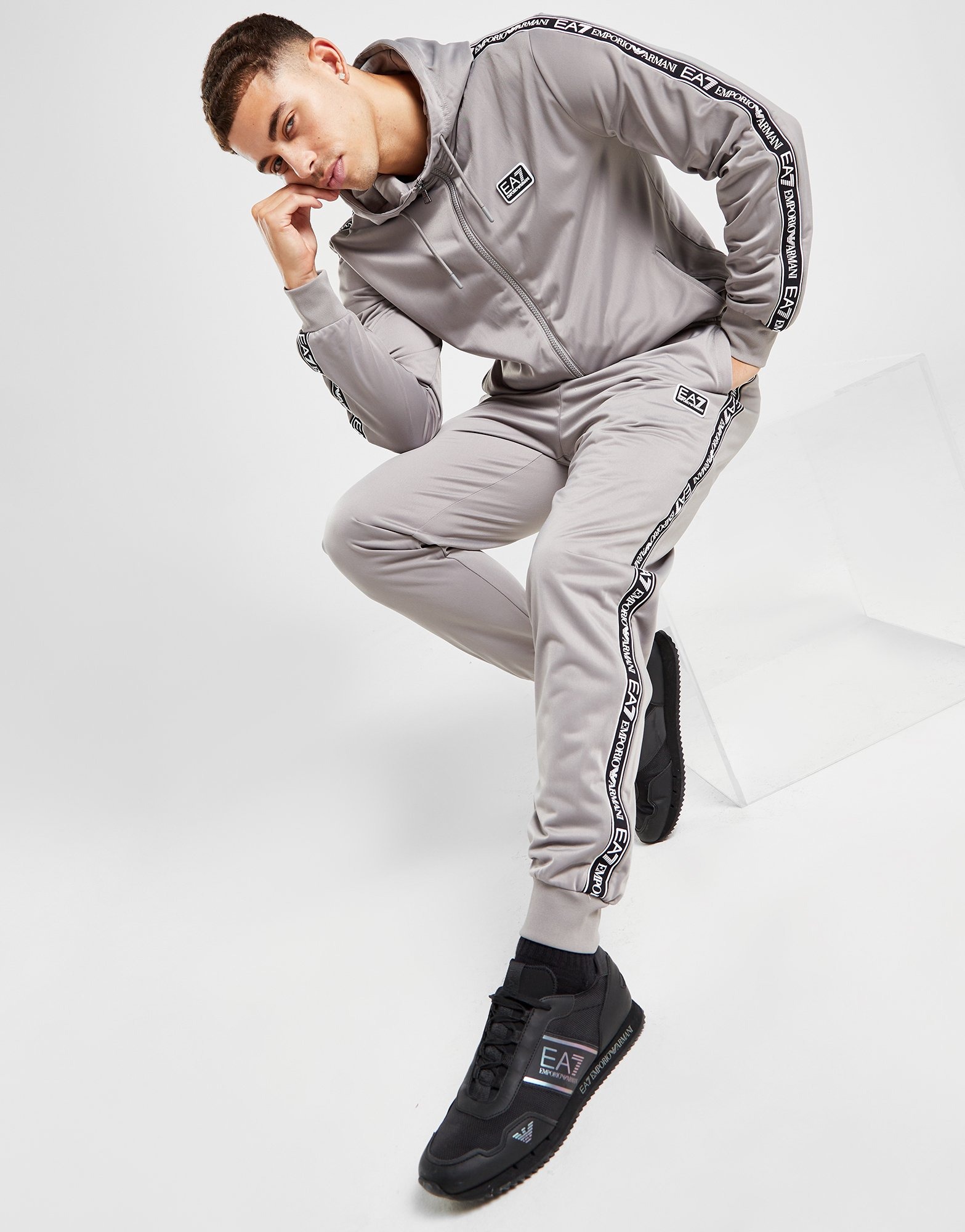 Grey on sale tracksuit jd