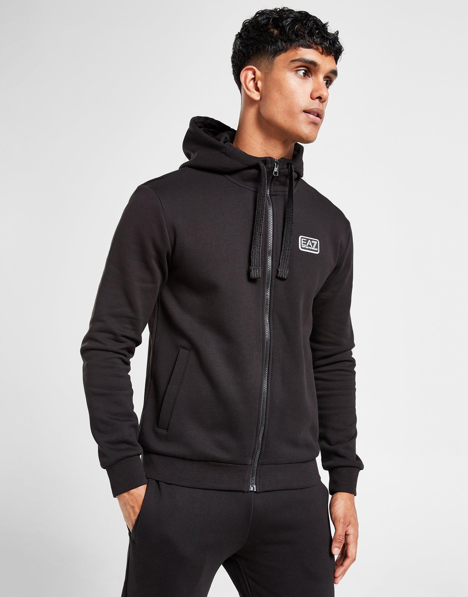 Emporio armani tracksuit clearance black