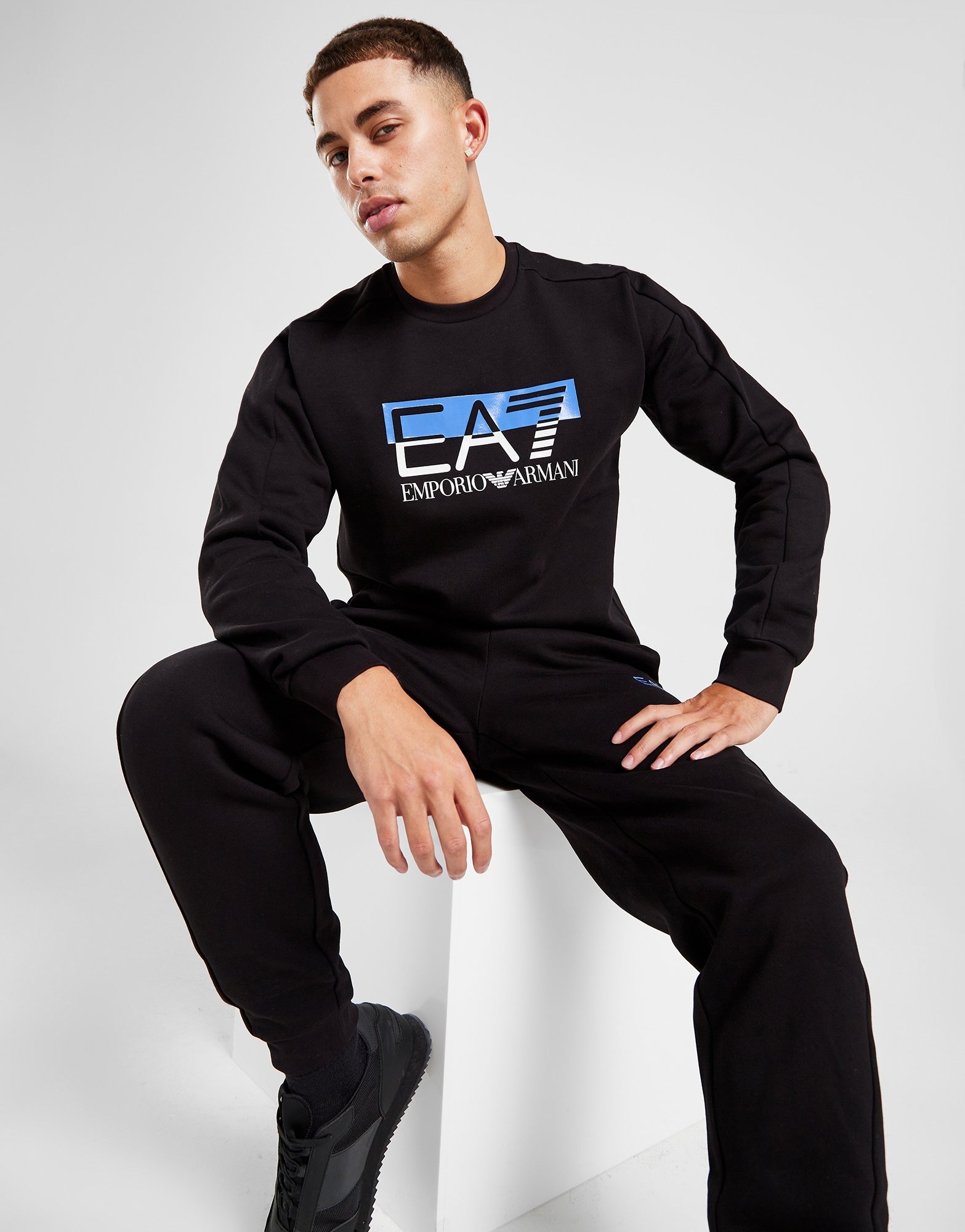 Black Emporio Armani EA7 Visibility Tracksuit - JD Sports Global