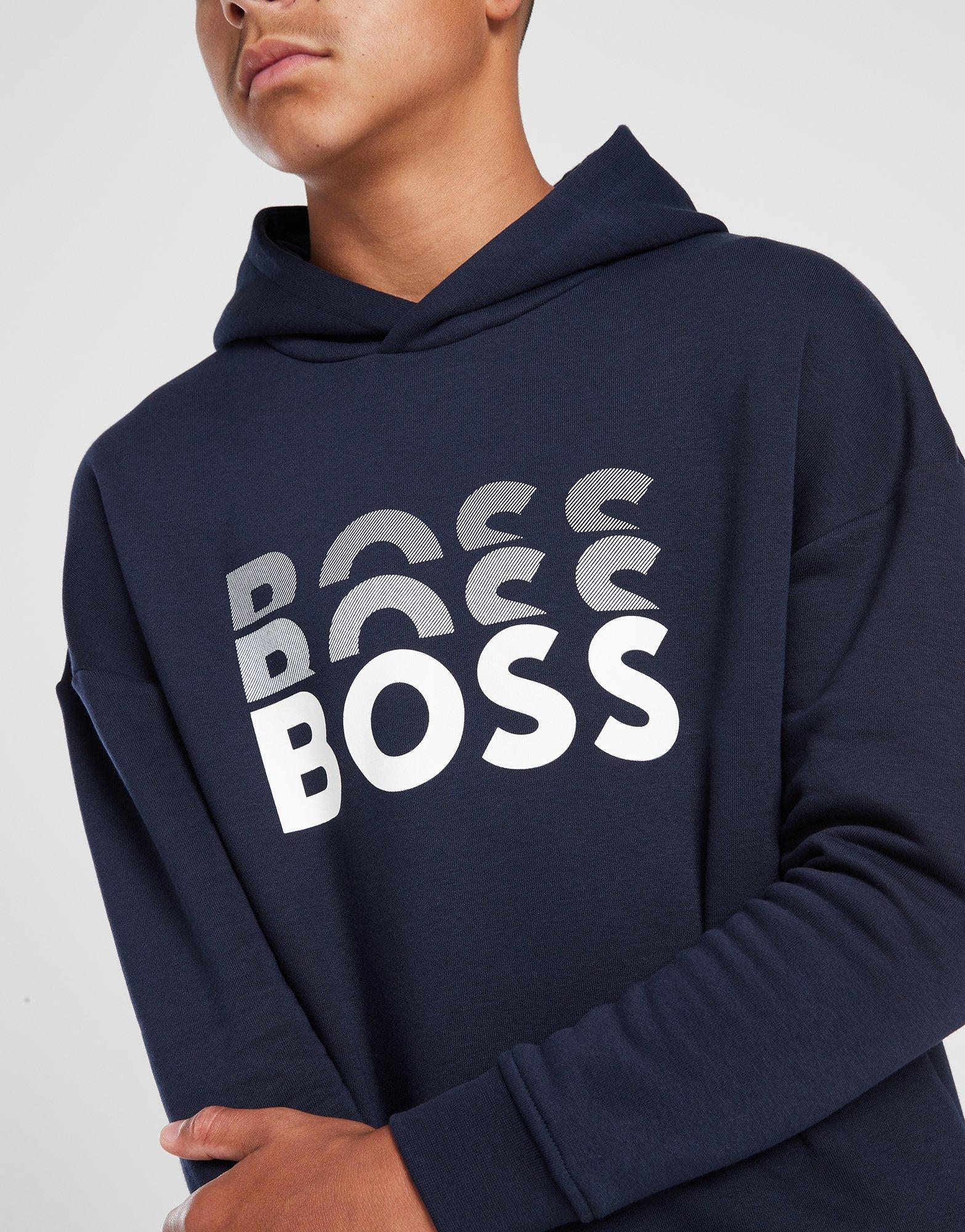 BOSS Fade Graphic Overhead Hoodie Junior