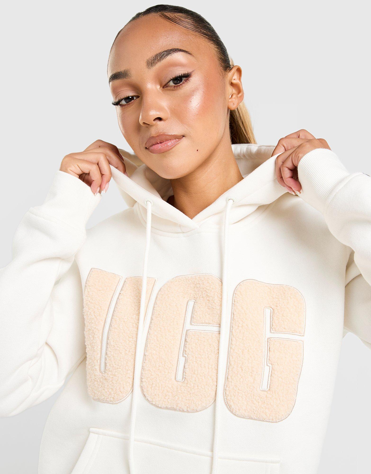 White UGG Large Logo Hoodie - JD Sports Global