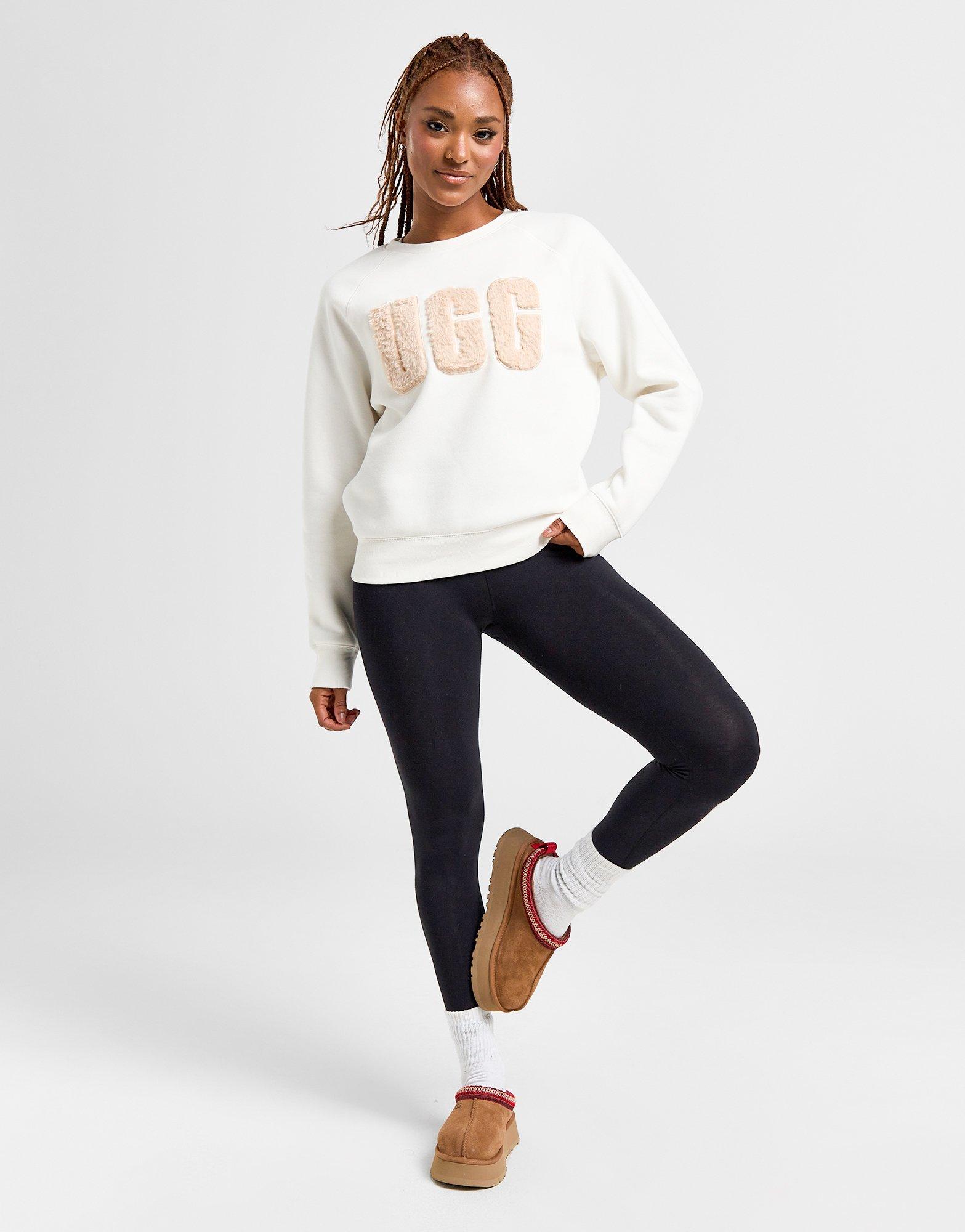 UGG Fuzzy Logo Crew Sweatshirt