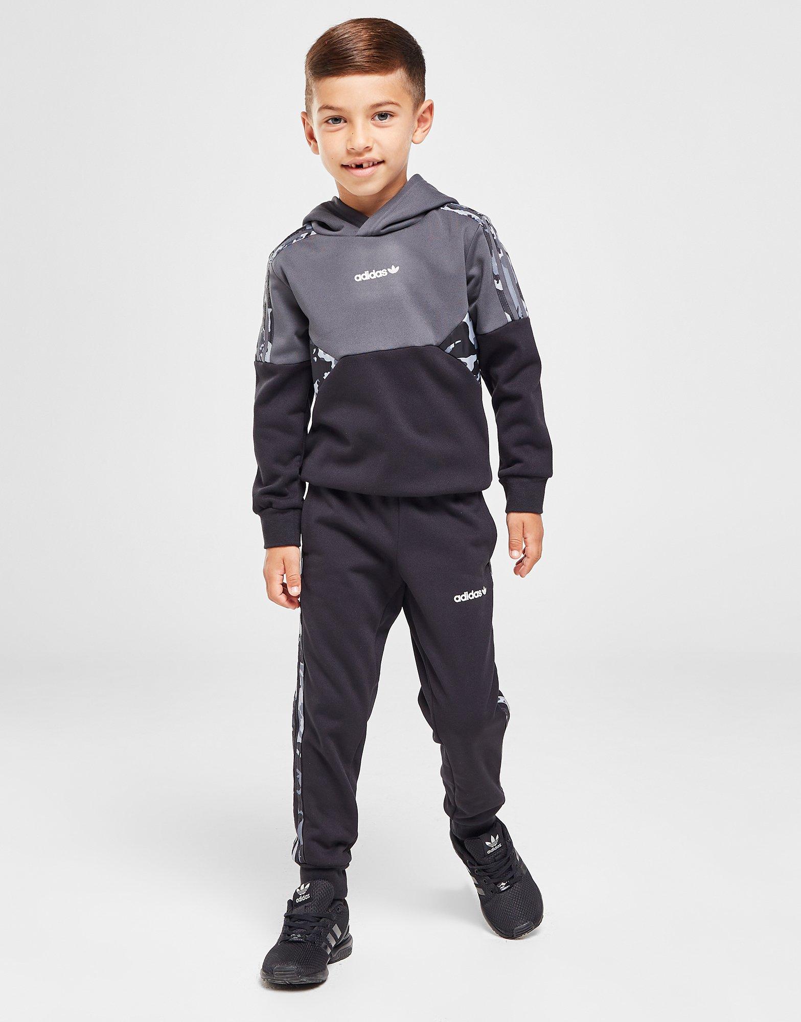 Adidas tracksuit junior sales jd