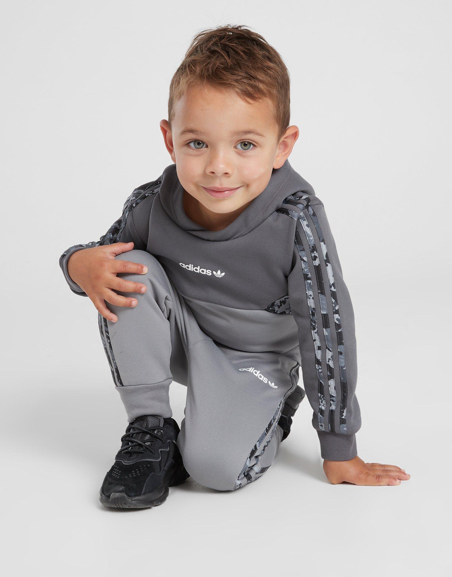 Baby grey adidas store tracksuit