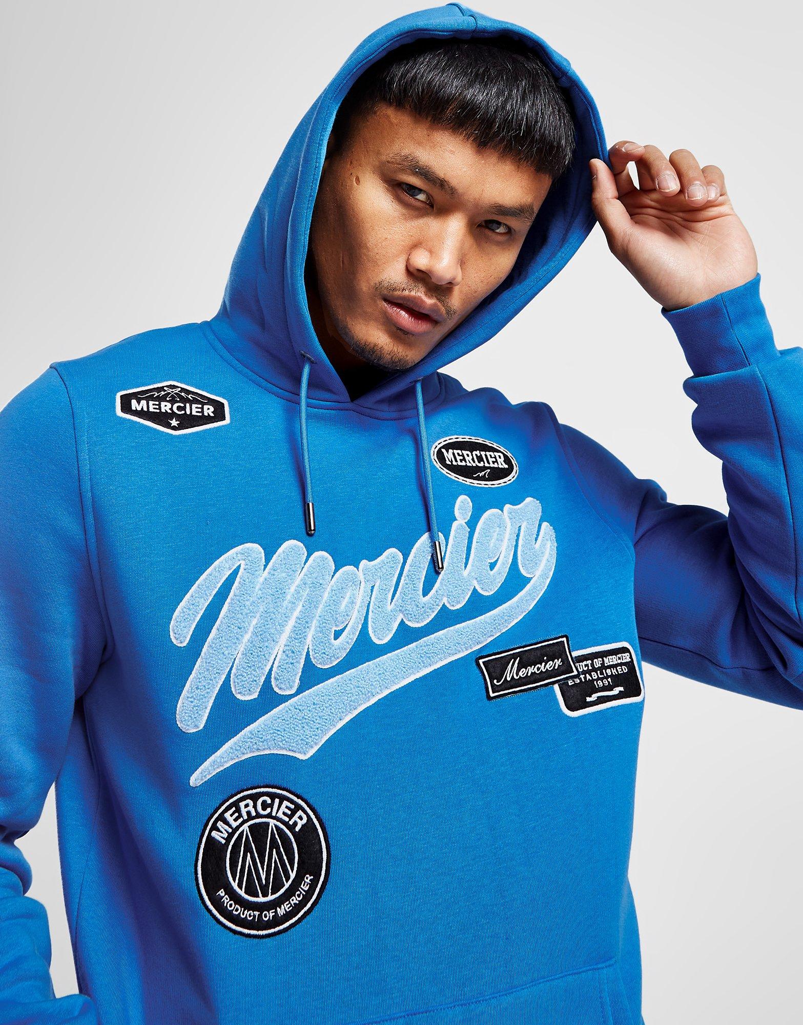mercier aqua blue hoodie