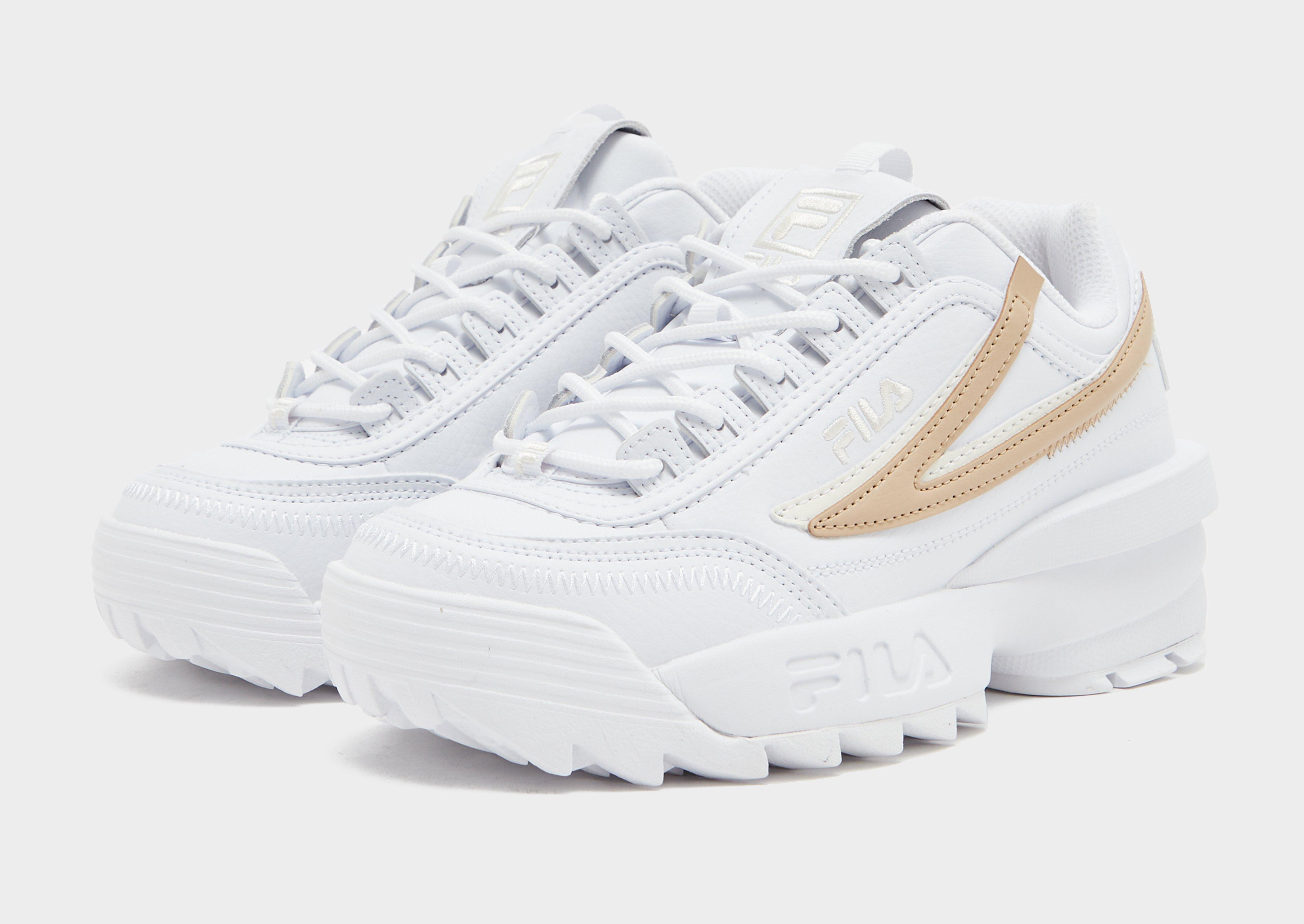 Womens Fila Disruptor 2 Premium Athletic Shoe - White