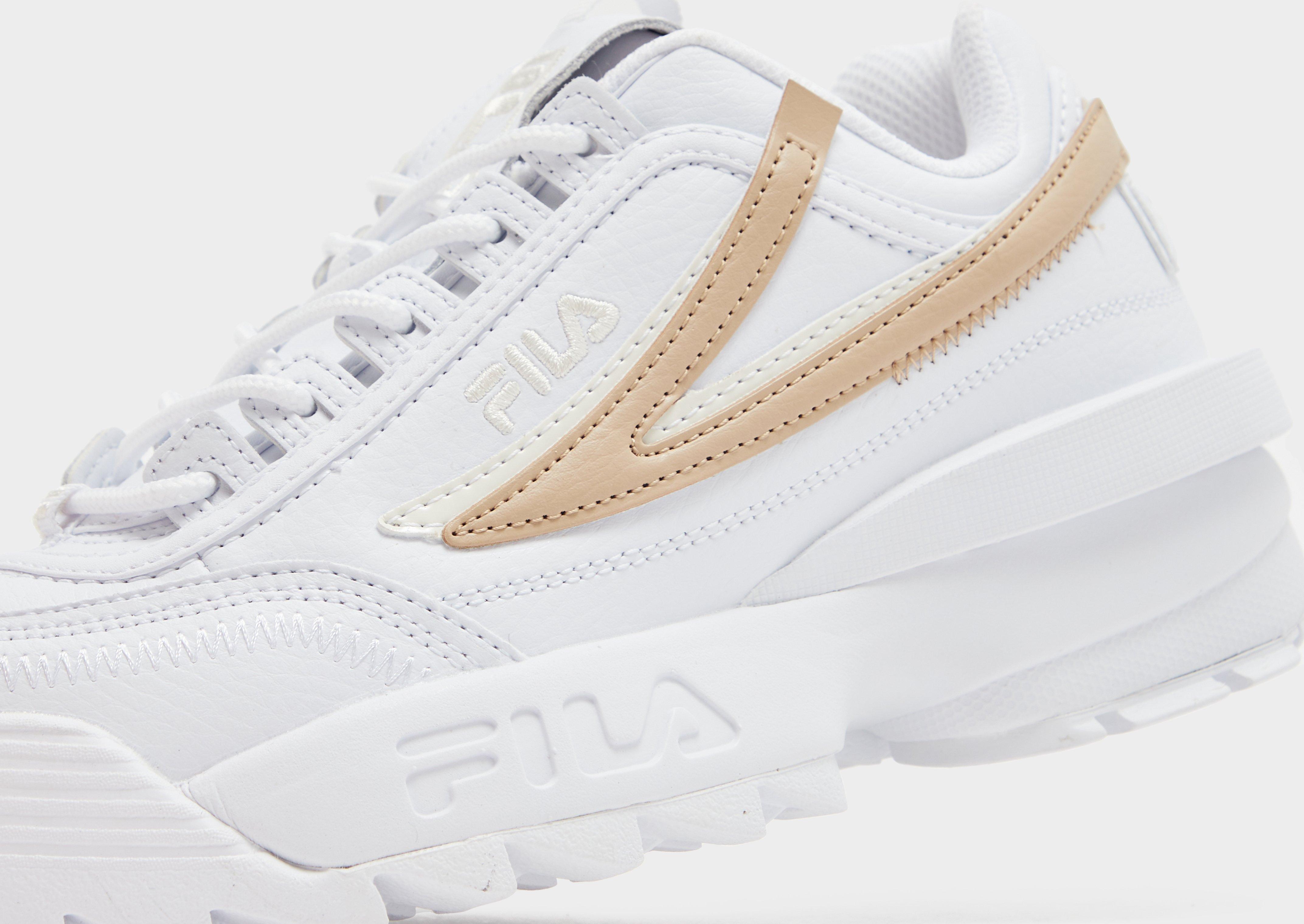 Fila disruptor 2024 white gold