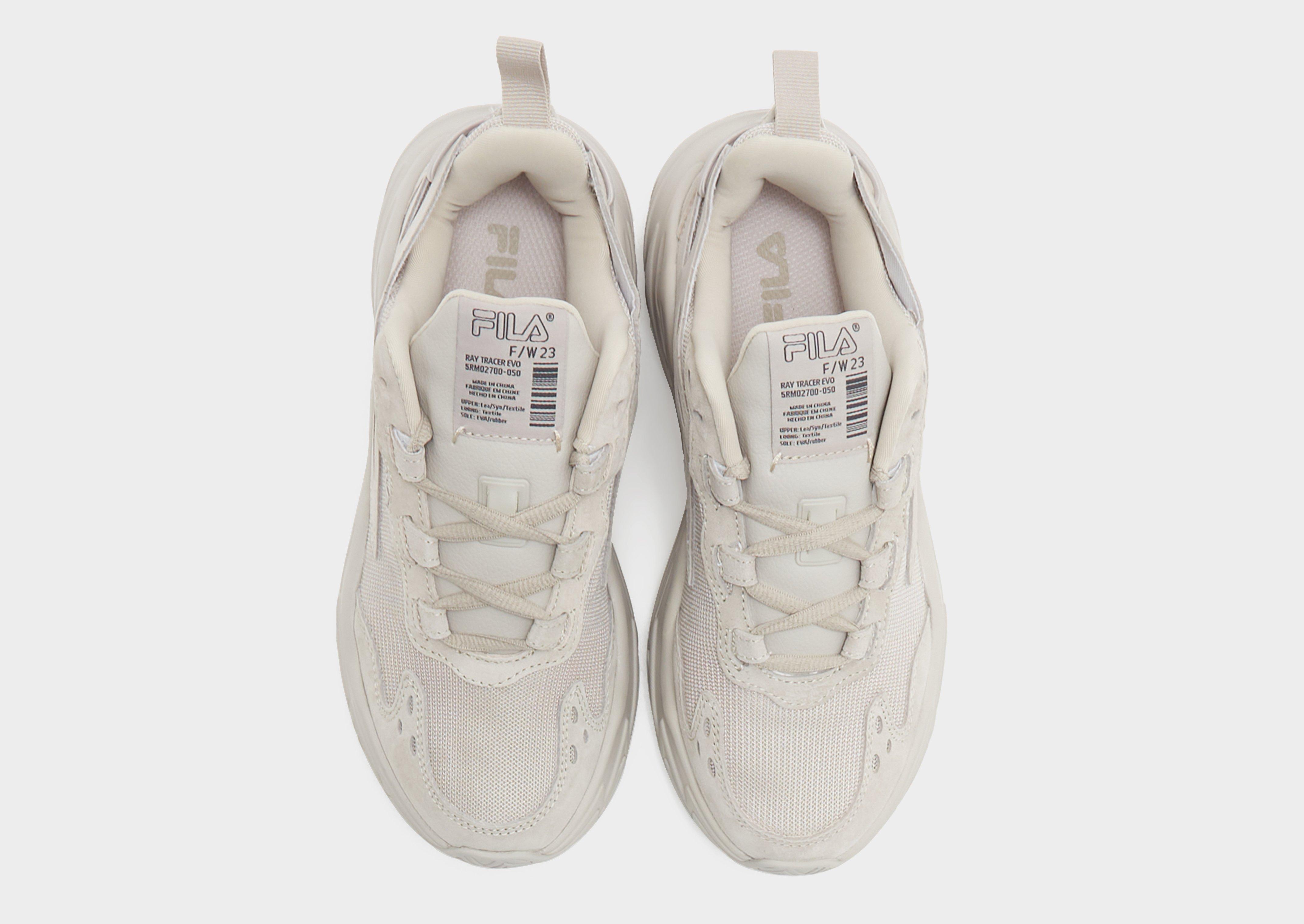 White Fila Ray Tracer Evo Women's - JD Sports Global