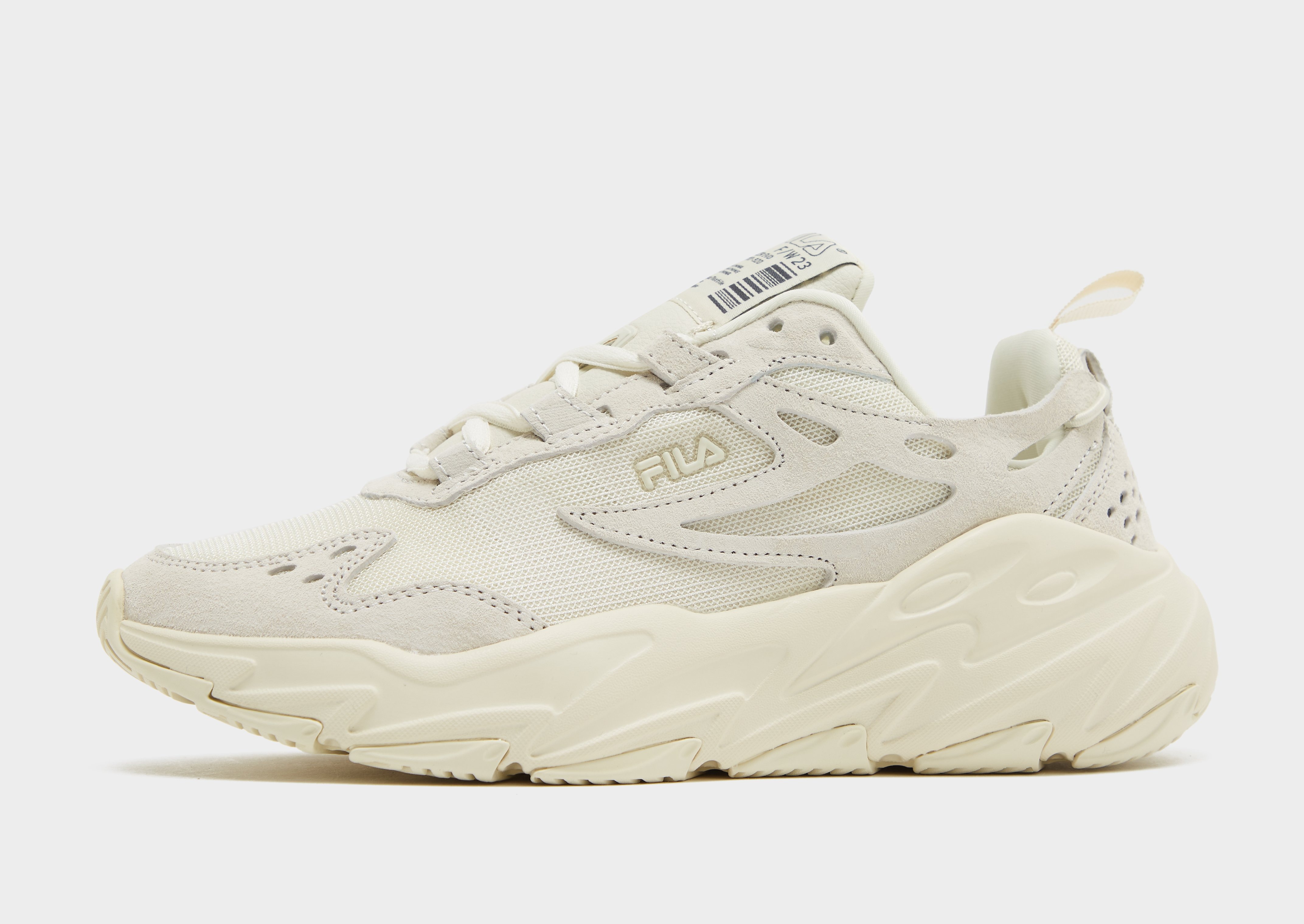 Fila ray tracer hot sale white cream