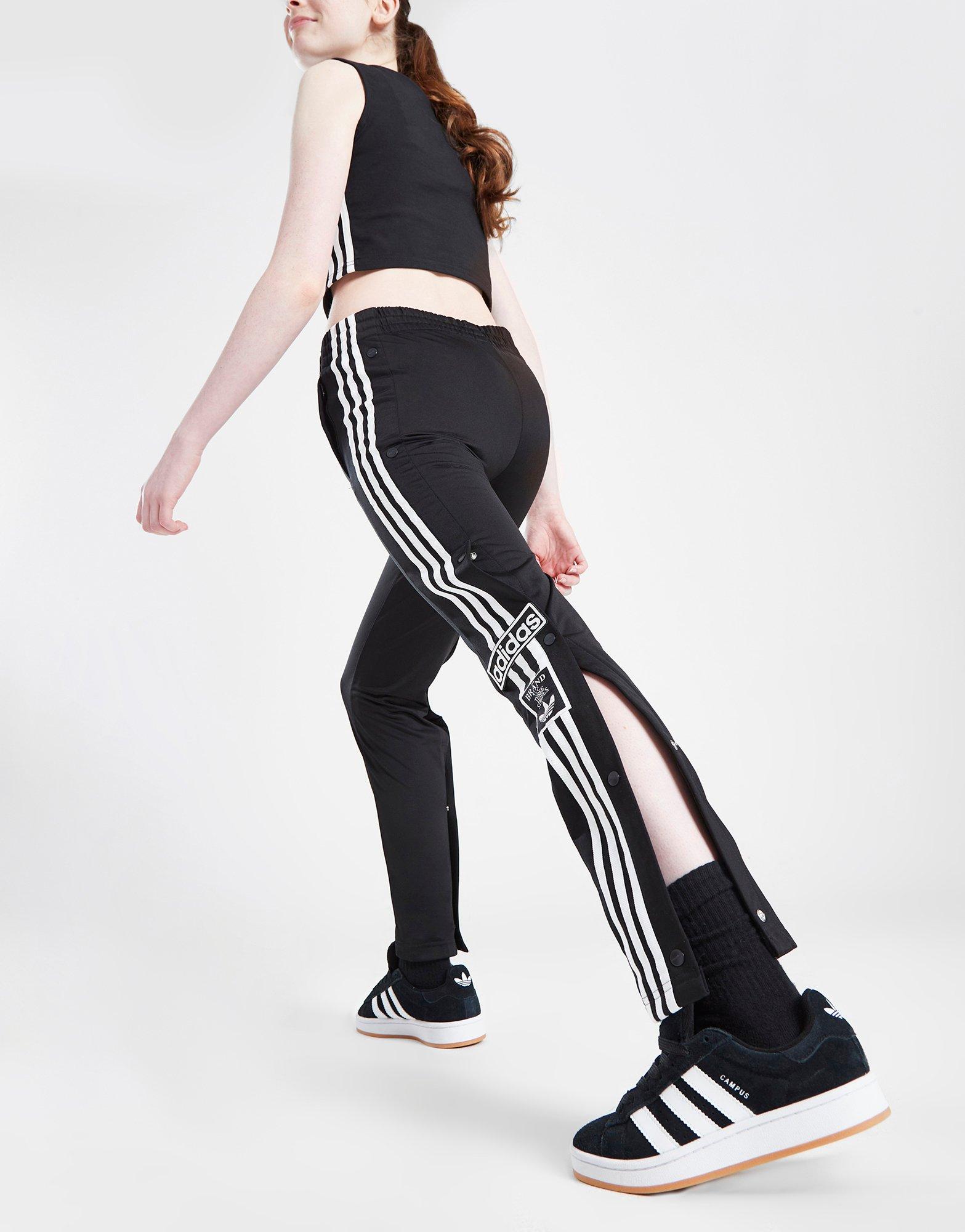 Black adidas Originals Girls Adibreak Track Pants Junior JD