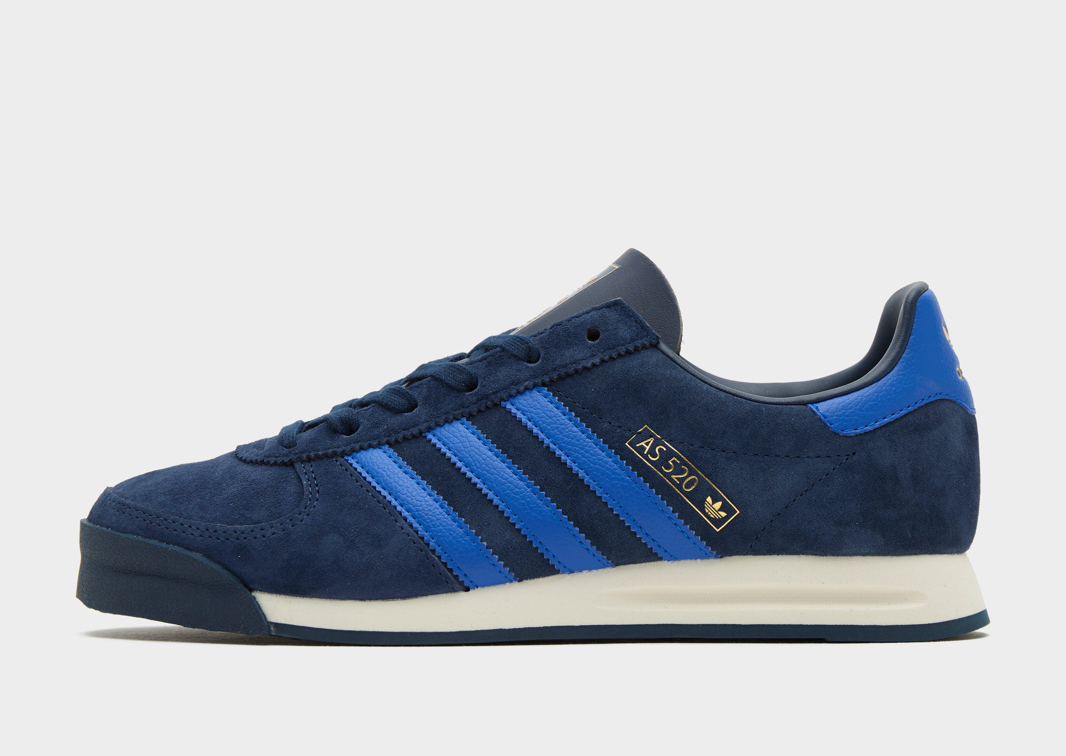 Adidas store wildleder blau