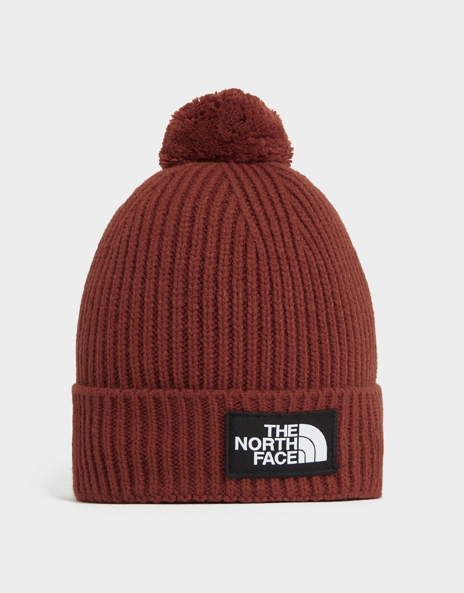 Blue The North Face TNF Box Pom Beanie