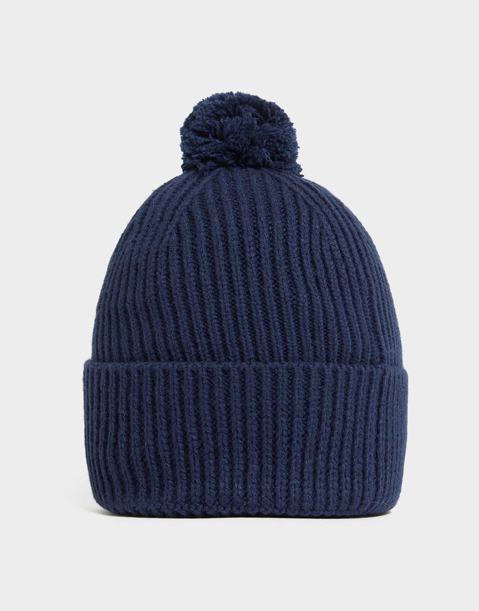 Blue The North Face TNF Box Pom Beanie