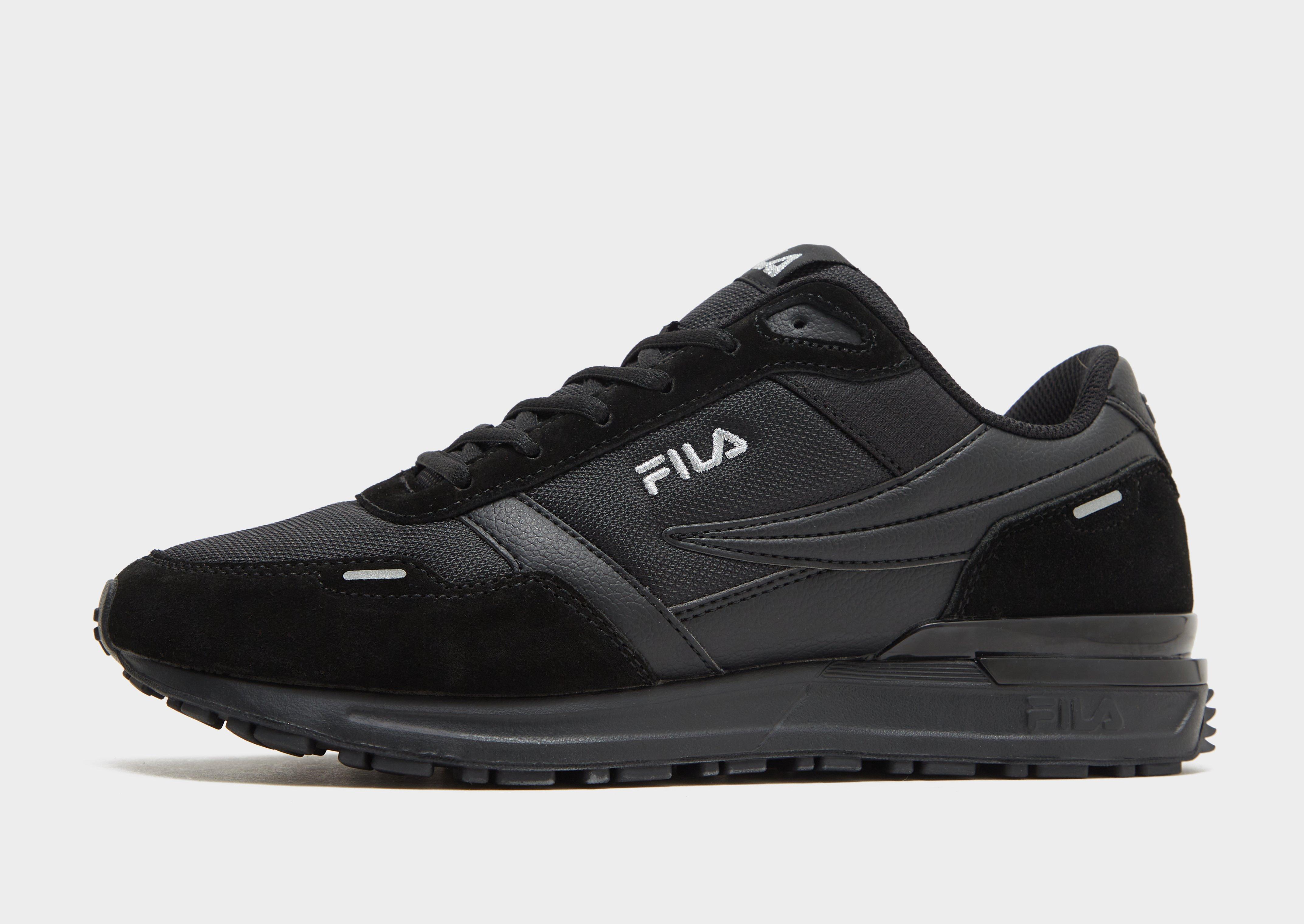 Fila men black clearance lavadro casual shoes