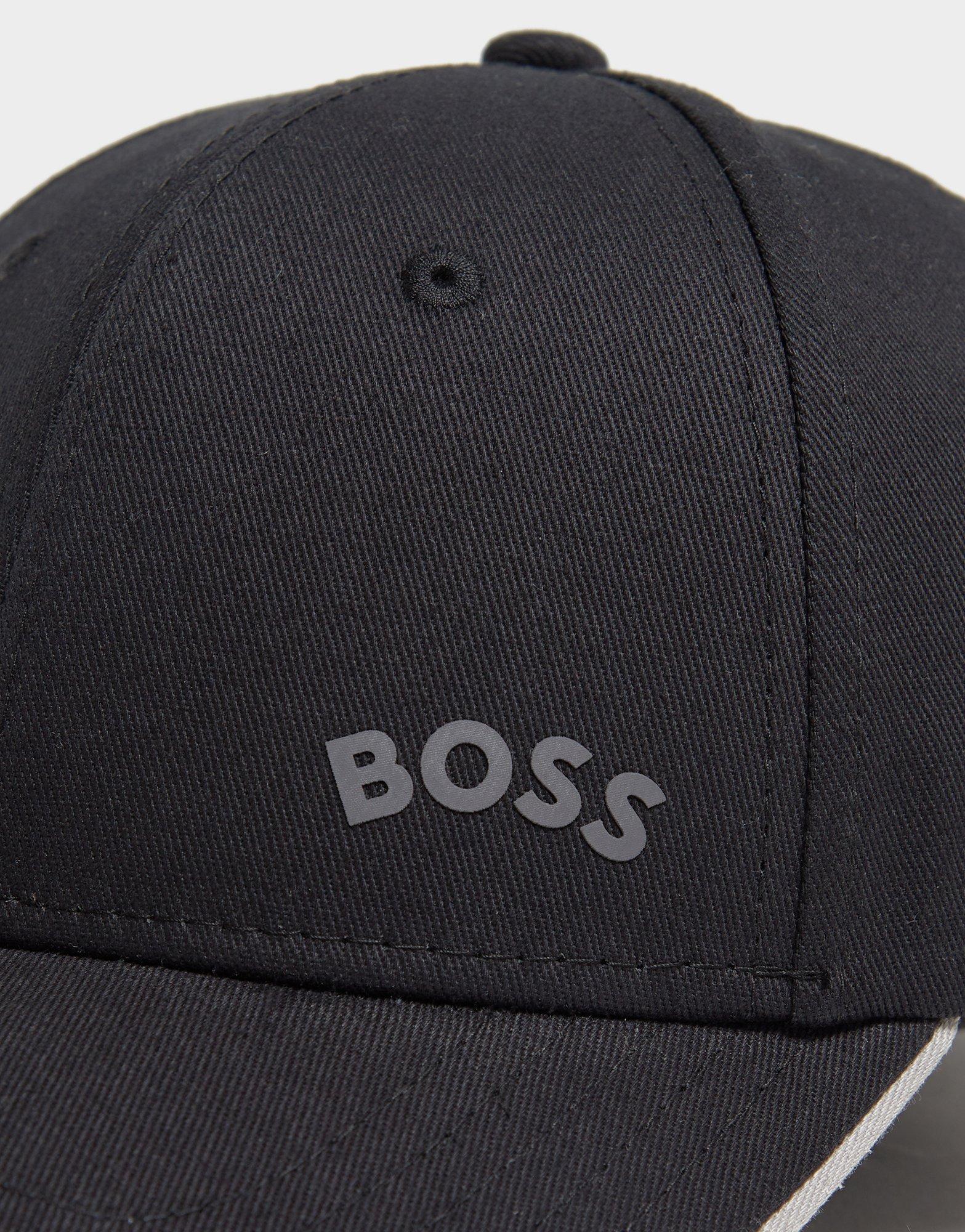 Black BOSS Bold Logo Sports Cap - JD Global