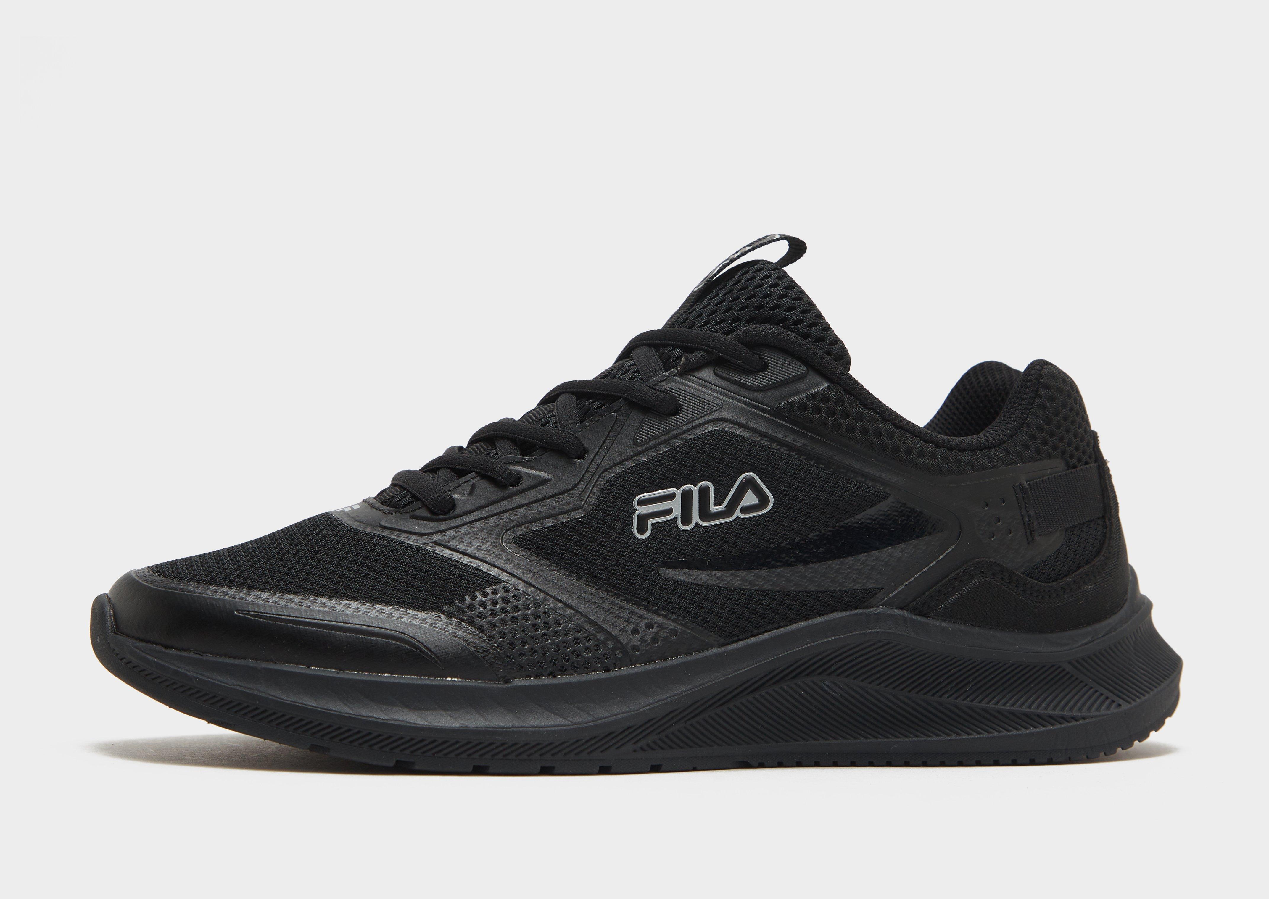 Jd sports black fila on sale trainers