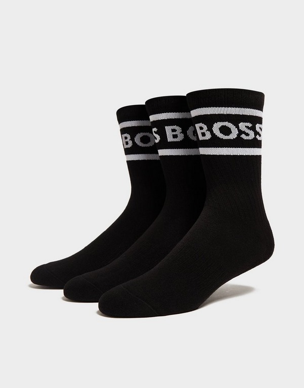 BOSS 3-Pack Rib Stripe Socken Herren