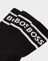 BOSS 3-Pack Rib Stripe Calze