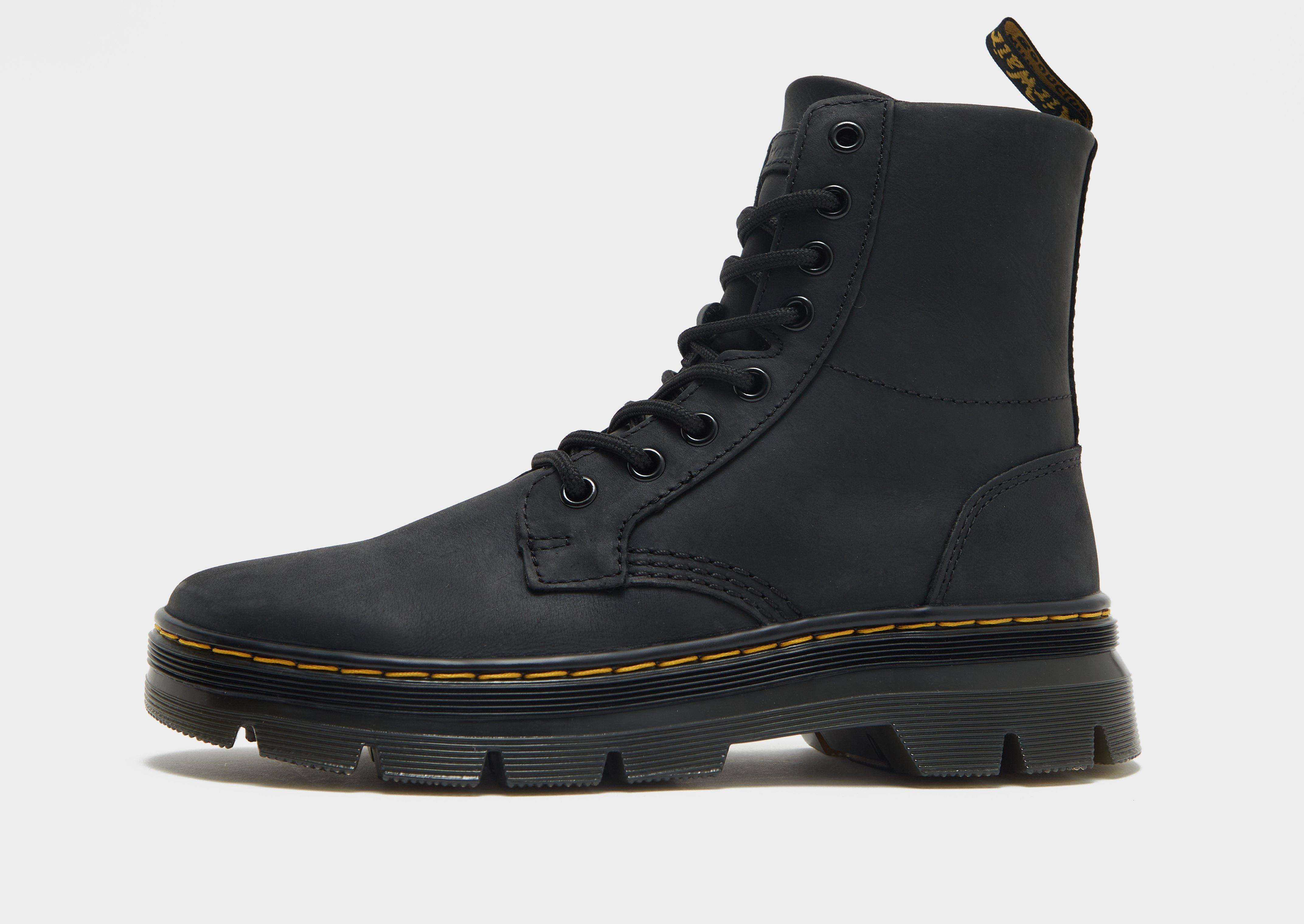 Black Dr. Martens Combs Leather Boots Women s JD Sports Global