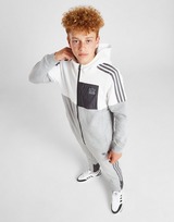 adidas Originals Mix Fabric Full Zip Camisola Com Capuz Junior