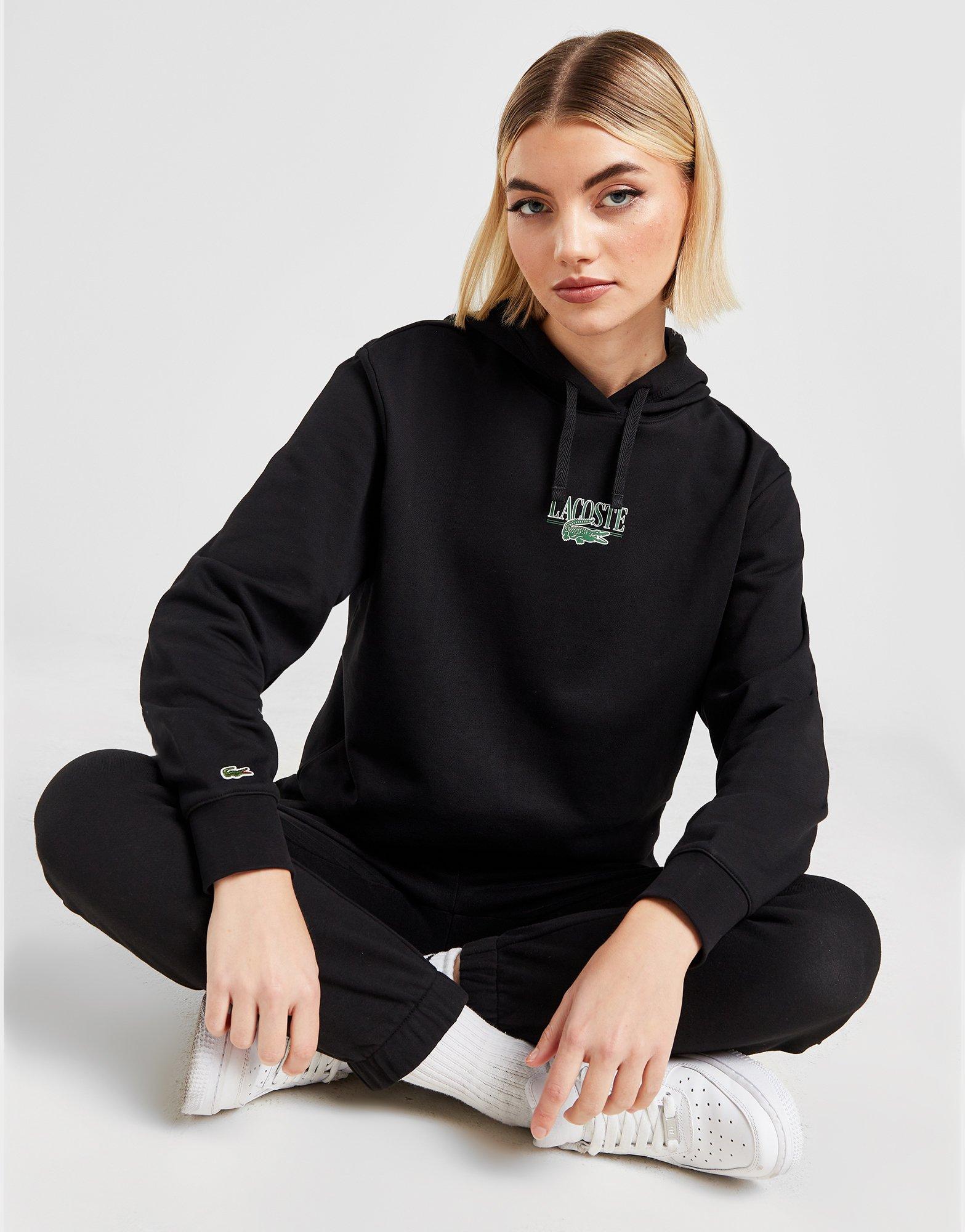 Black lacoste clearance hoodie