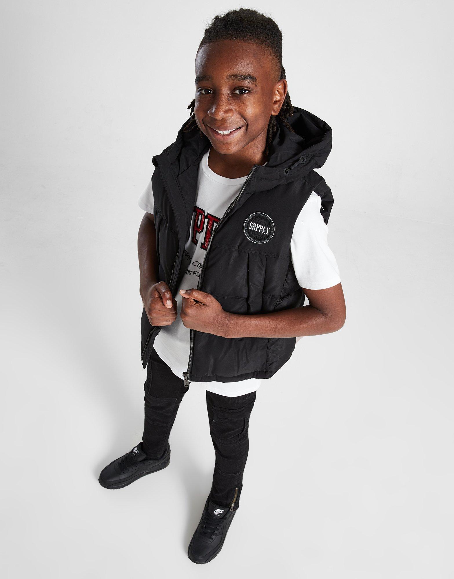 Black Supply & Demand Ignite Gilet Junior - JD Sports NZ