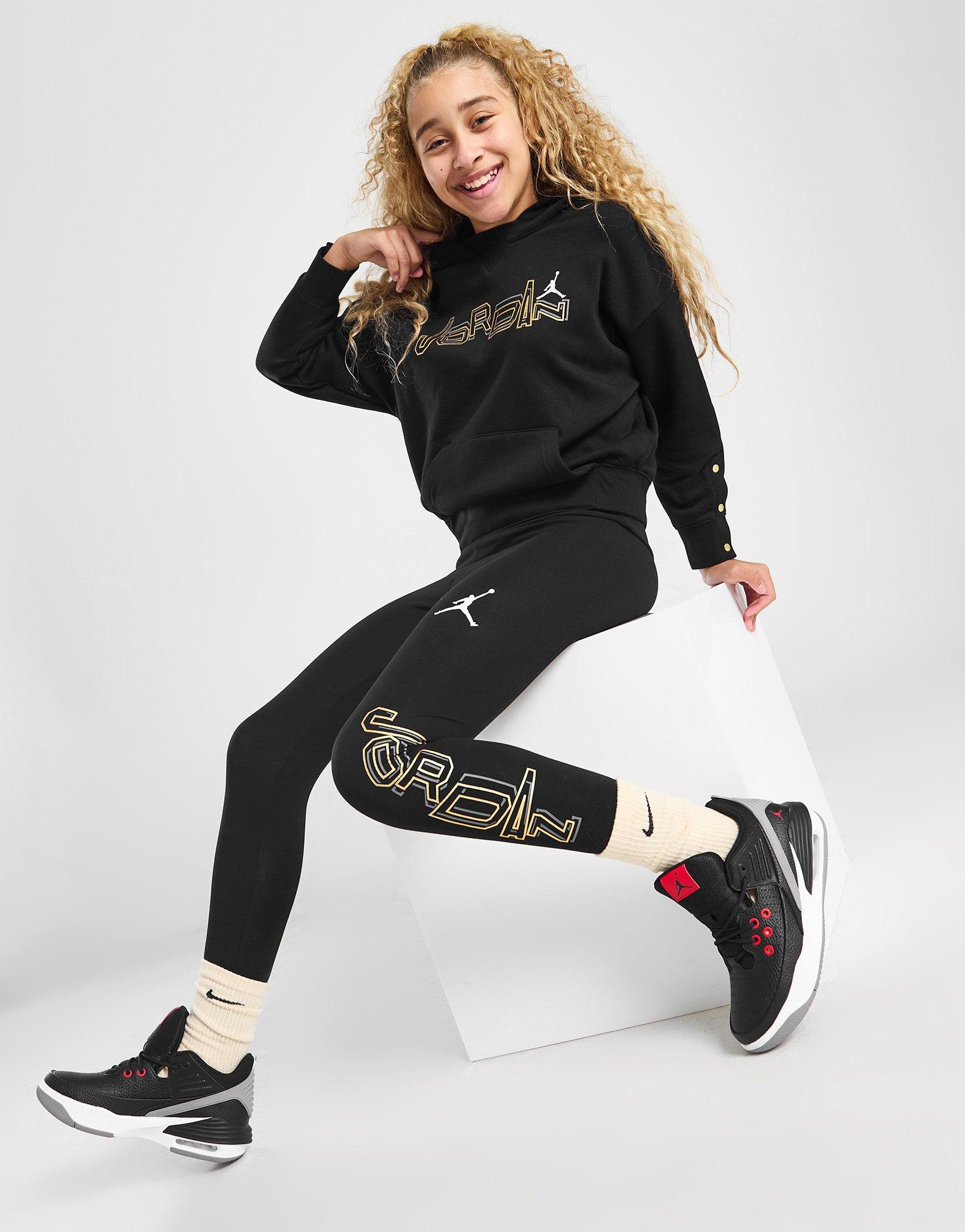 Jordan Kid's (Girls') Snake Leggings Black [15B353-023] 