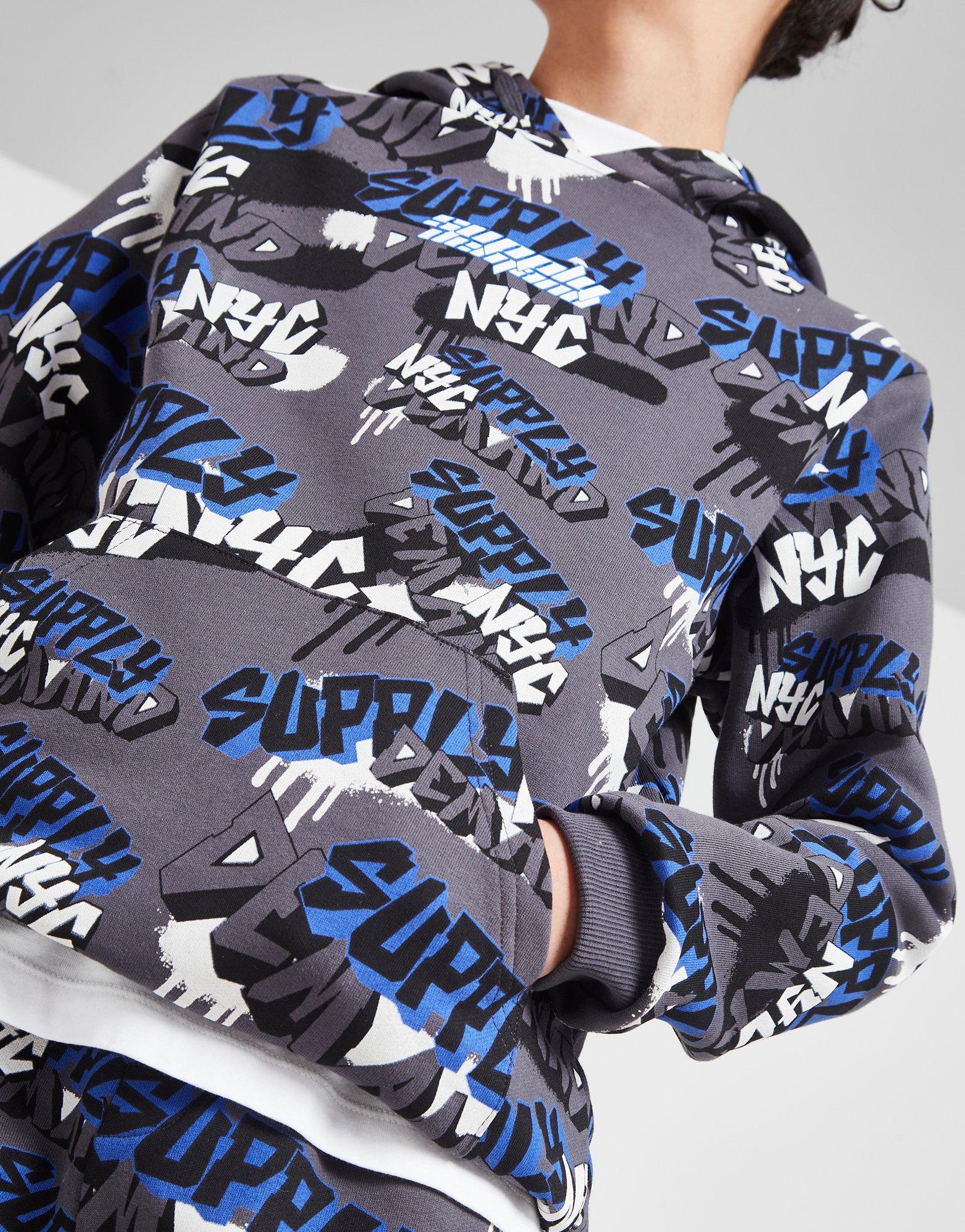 Supply & Demand Spray Script Logo Hoodie Junior