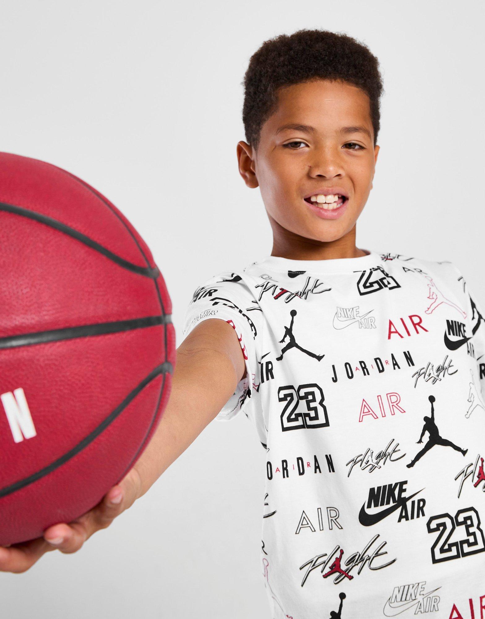 Jordan All Over Print Mix T-Shirt Junior