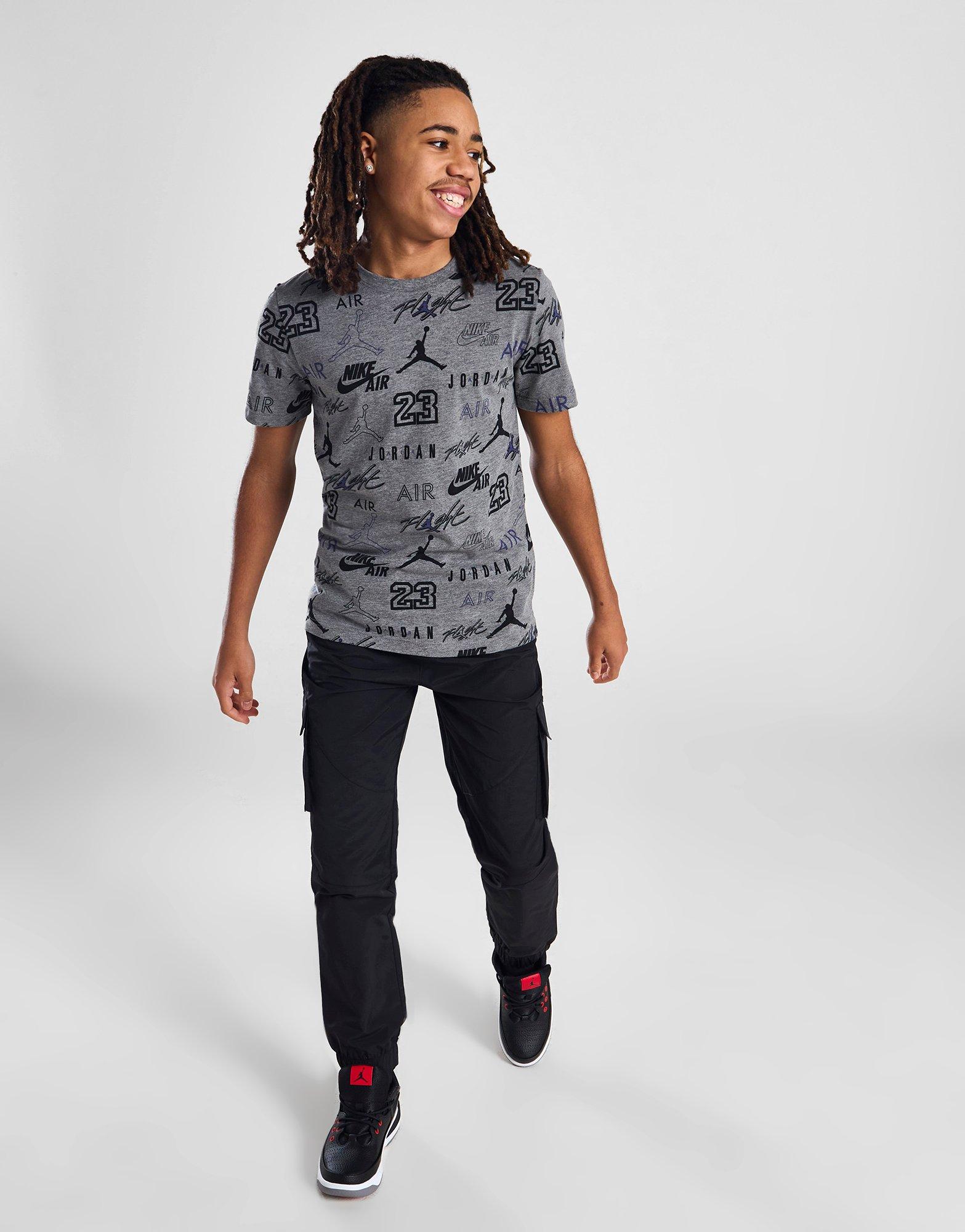 Jordan All Over Print Mix T-Shirt Junior