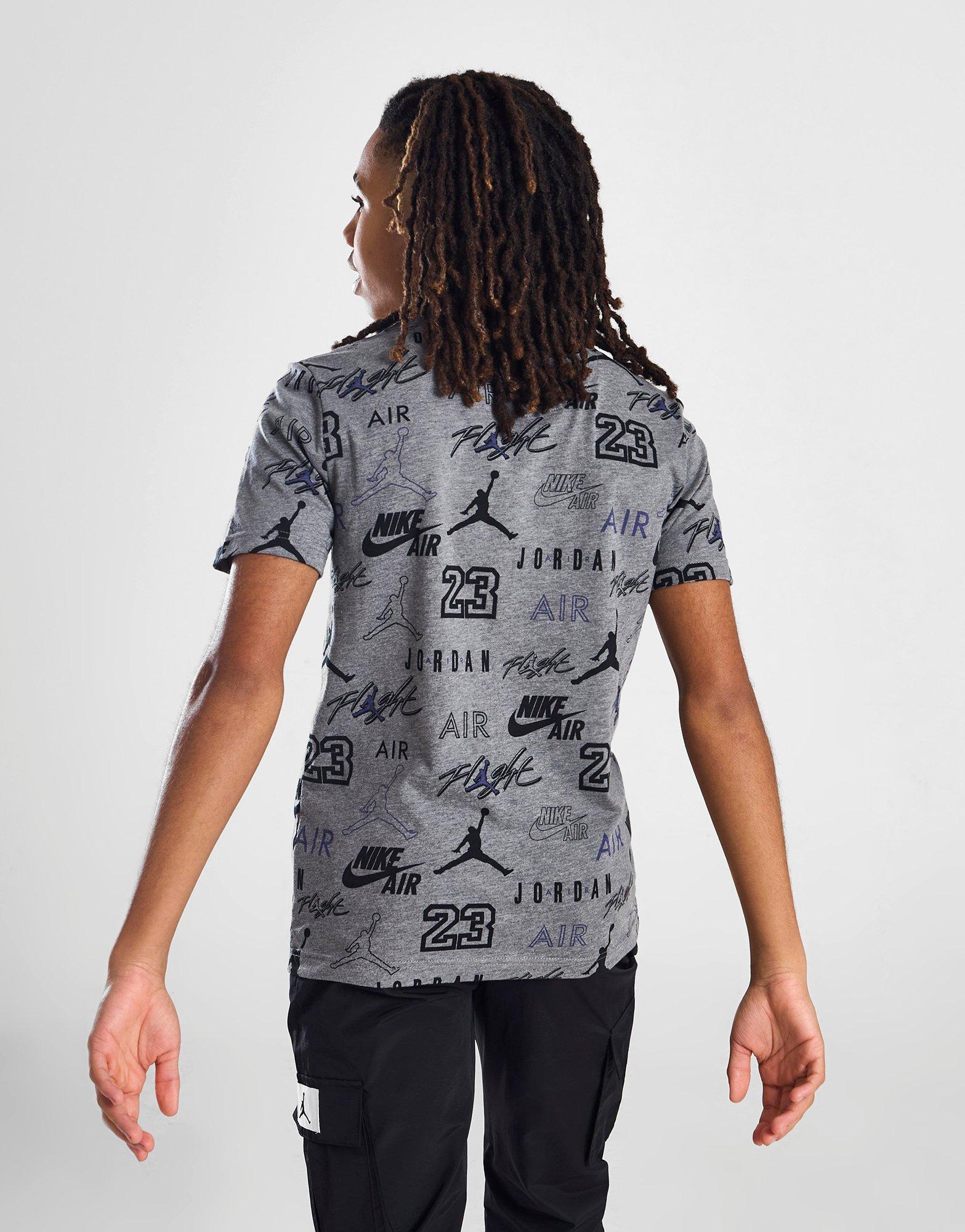 Jordan All Over Print Mix T-Shirt Junior