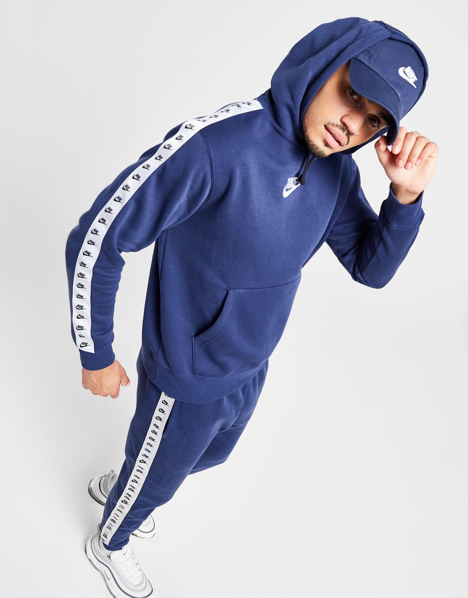 Blue Nike Zeus Tape Hoodie JD Sports NZ