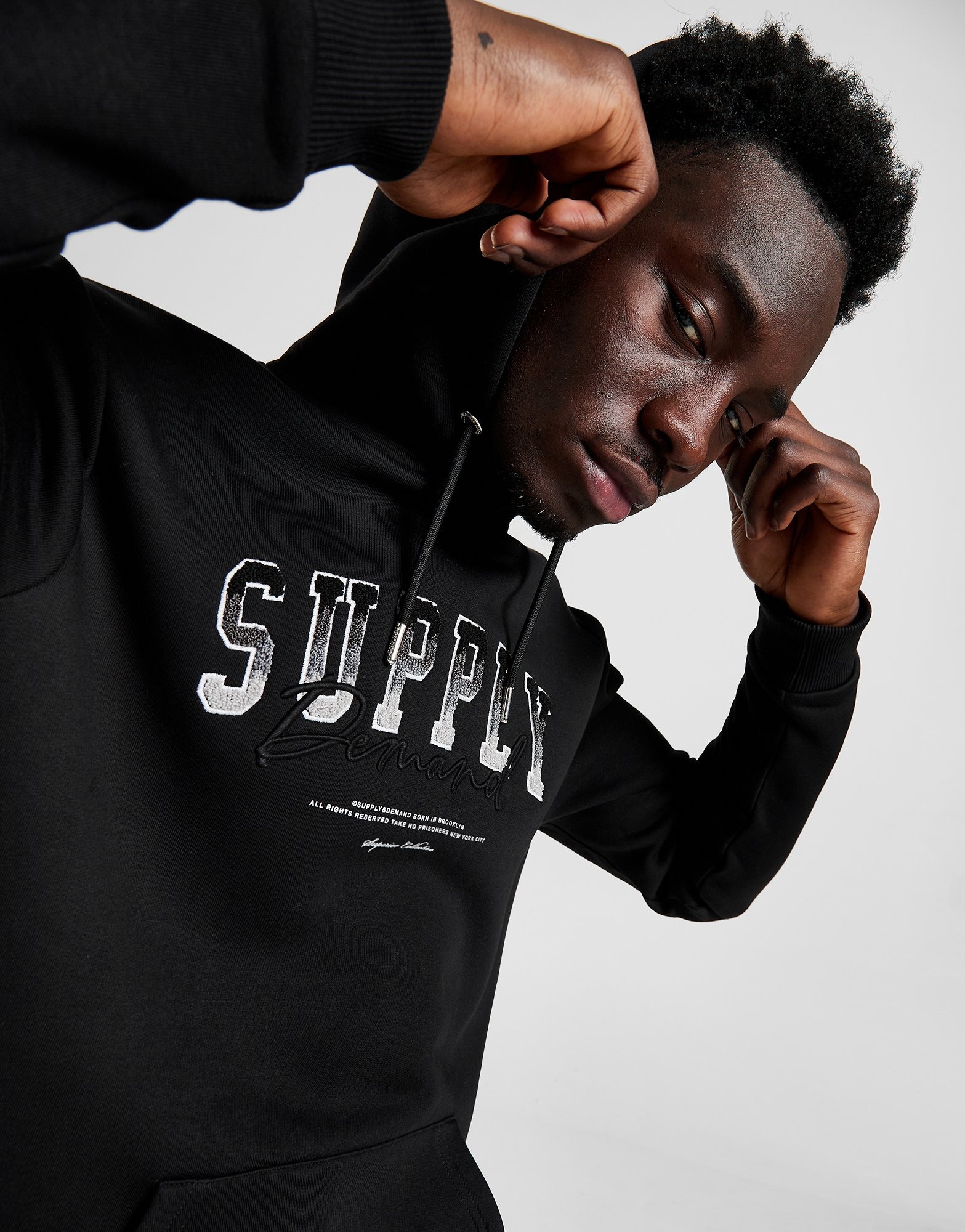 Black Supply u0026 Demand Trapper Hoodie | JD Sports UK