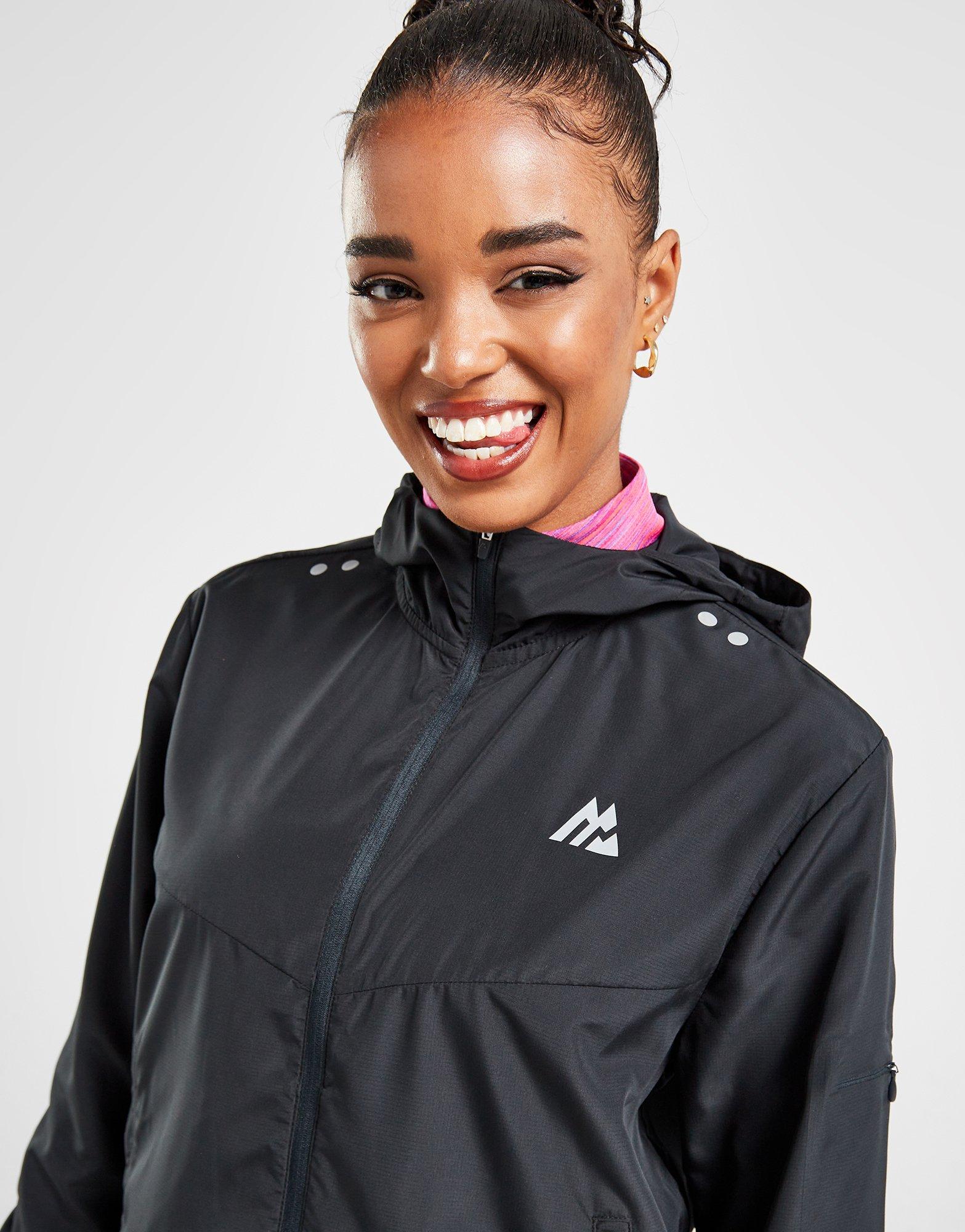 Adidas women's windbreaker jacket clearance black