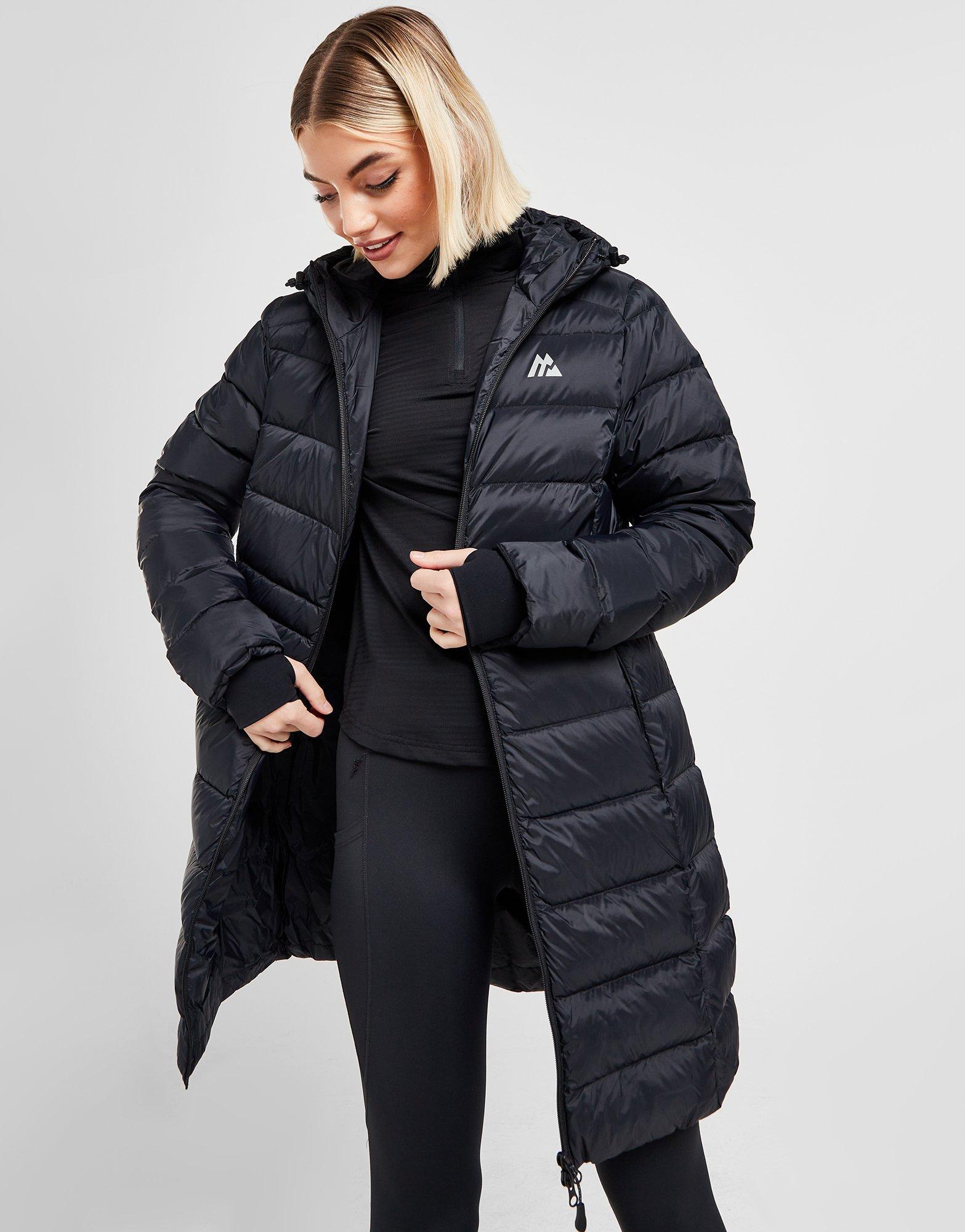 Black Nike Plus Size City Series Longline Parka