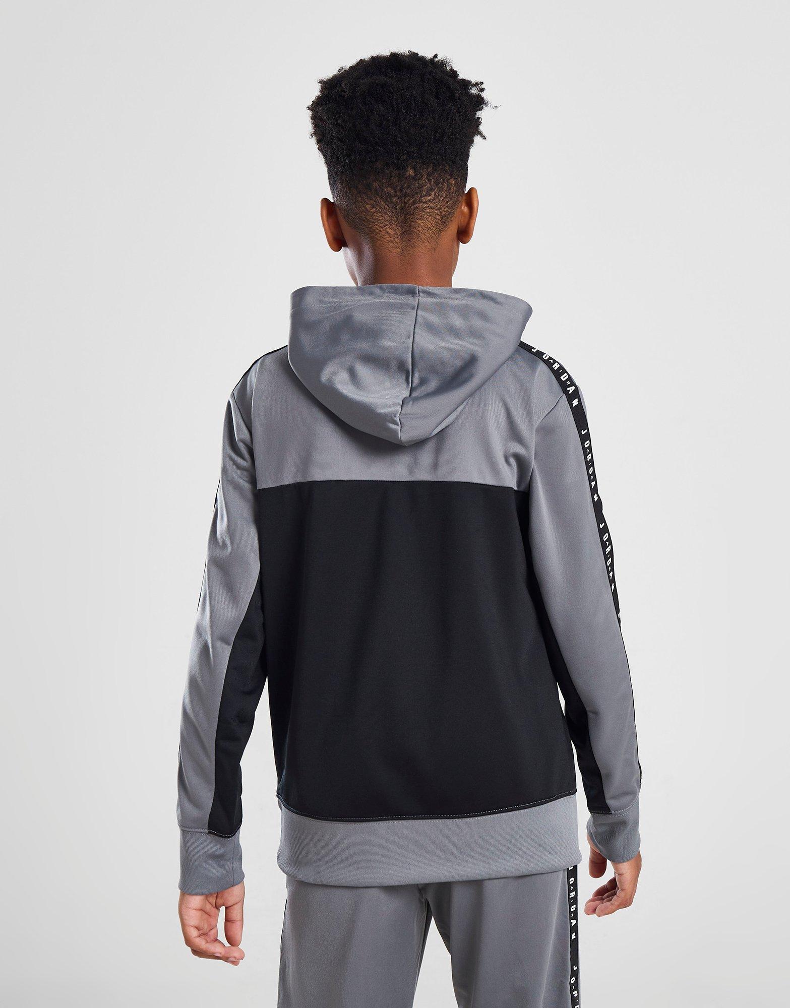Jordan Tape Colour Block 1/4 Zip Hoodie Junior