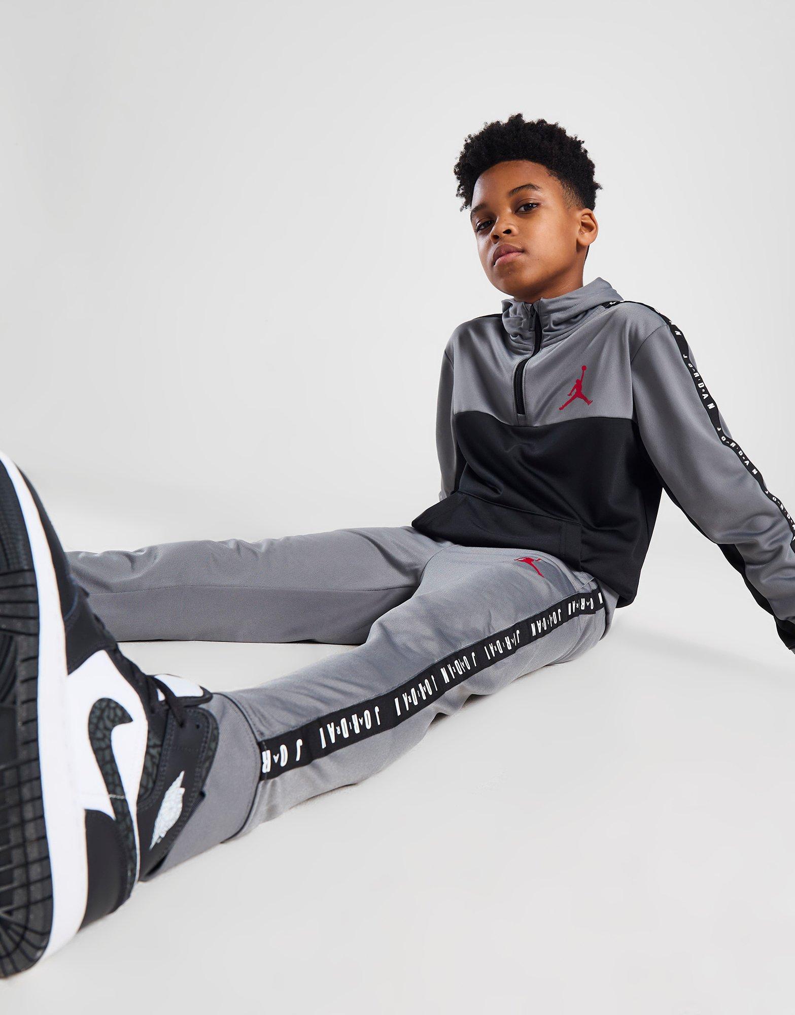 Grey Jordan Tape Track Pants Junior - JD Sports Global