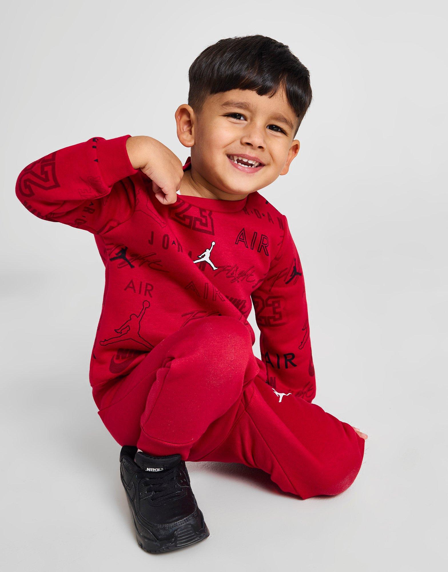 Red store jordan tracksuit