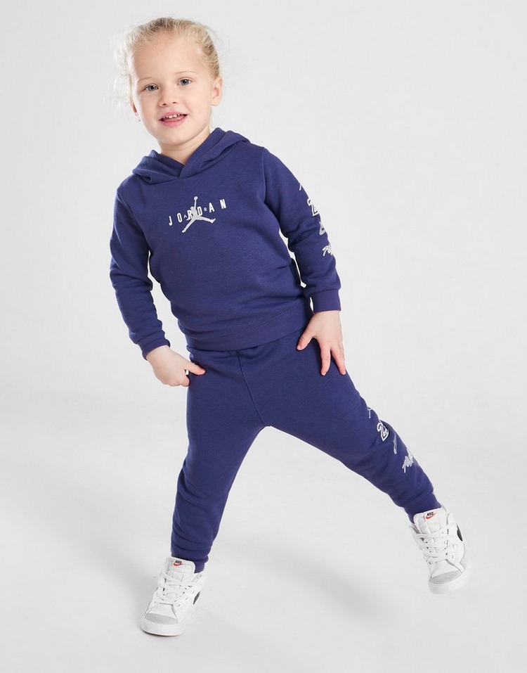 Blue Jordan Logo Hoodie Tracksuit Infant | JD Sports UK
