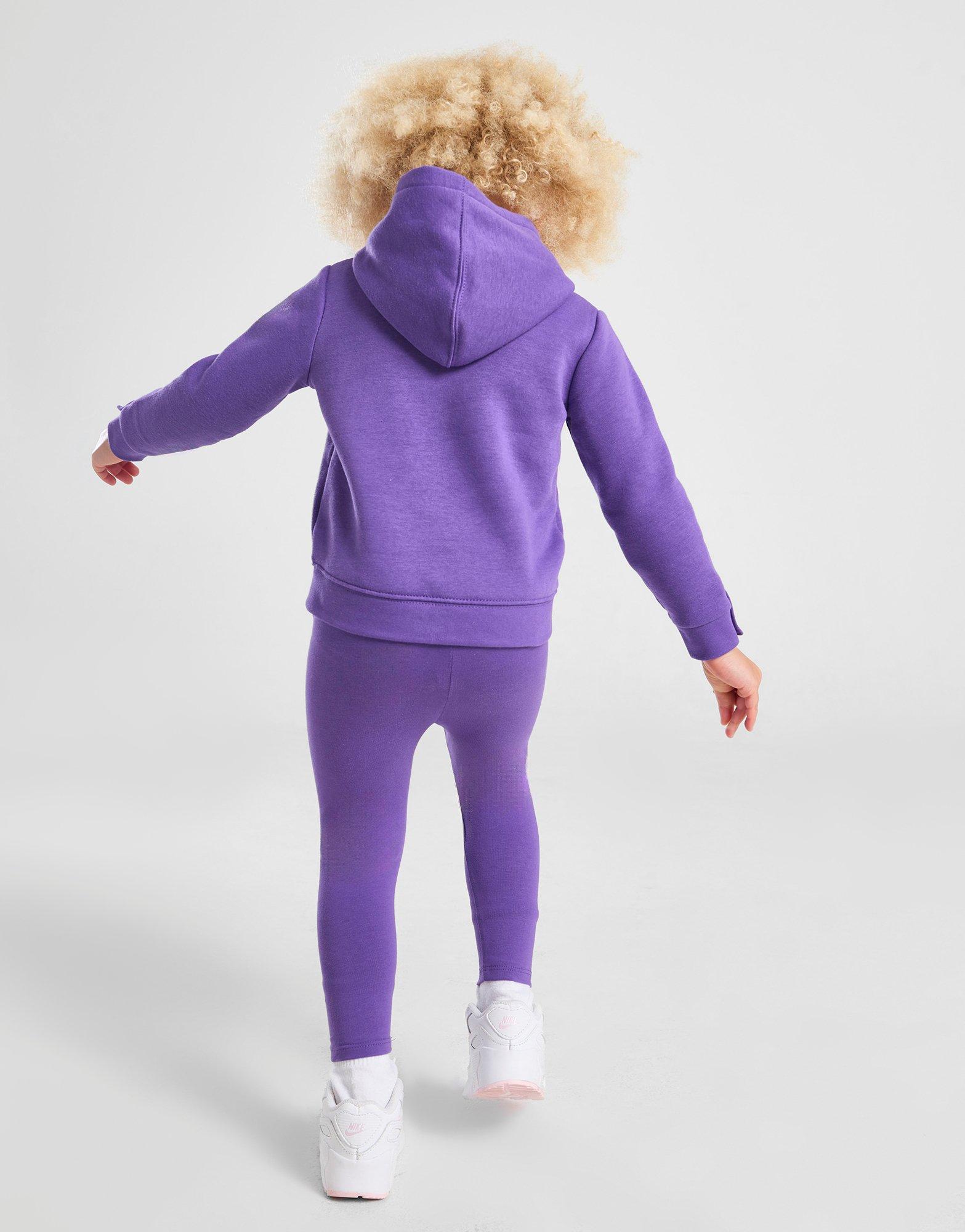 Girls' Little Kids' Jordan Block HD Shine Hoodie and Leggings Set