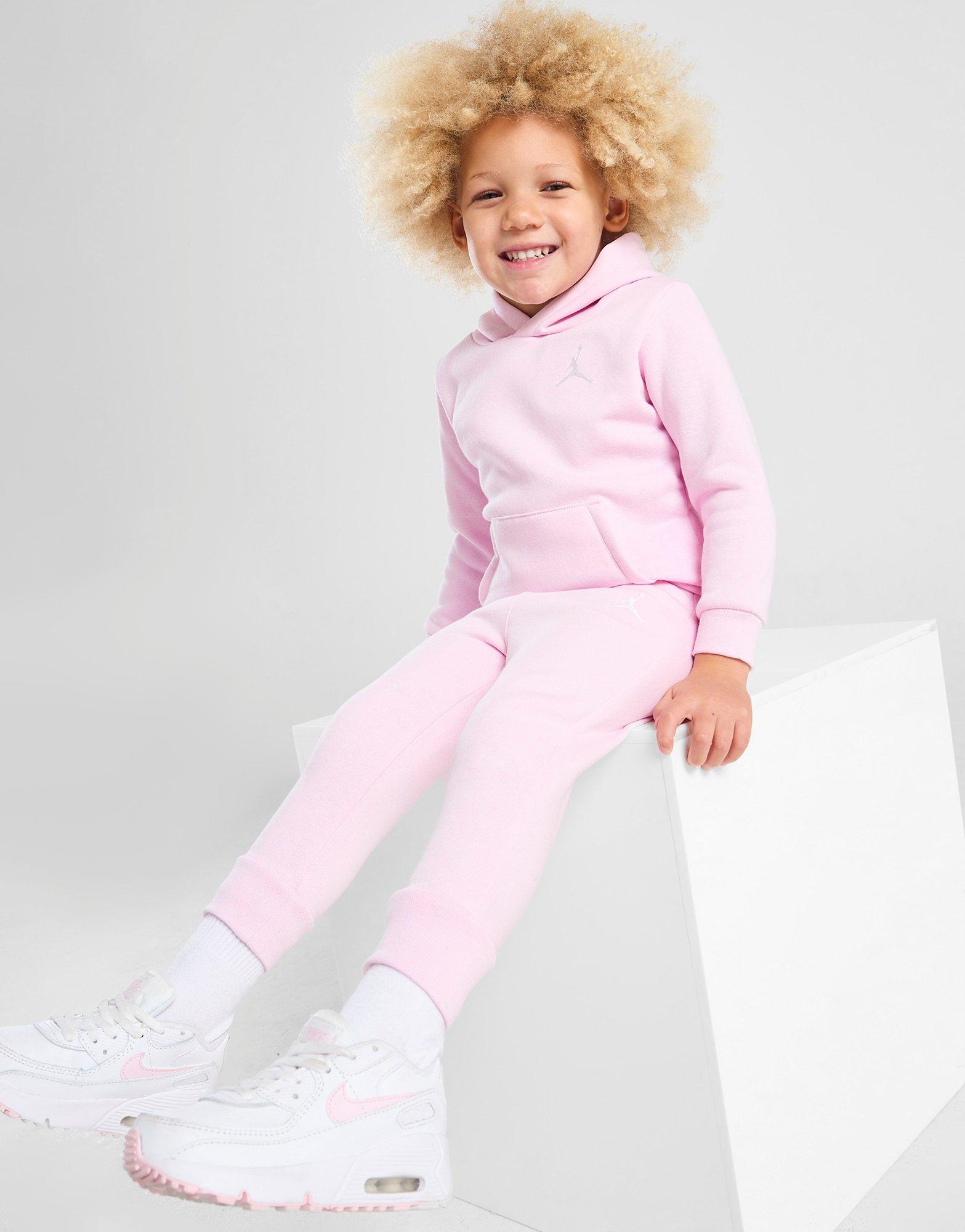 Pink Jordan Girls' Essential Hoodie Tracksuit Infant - JD Sports