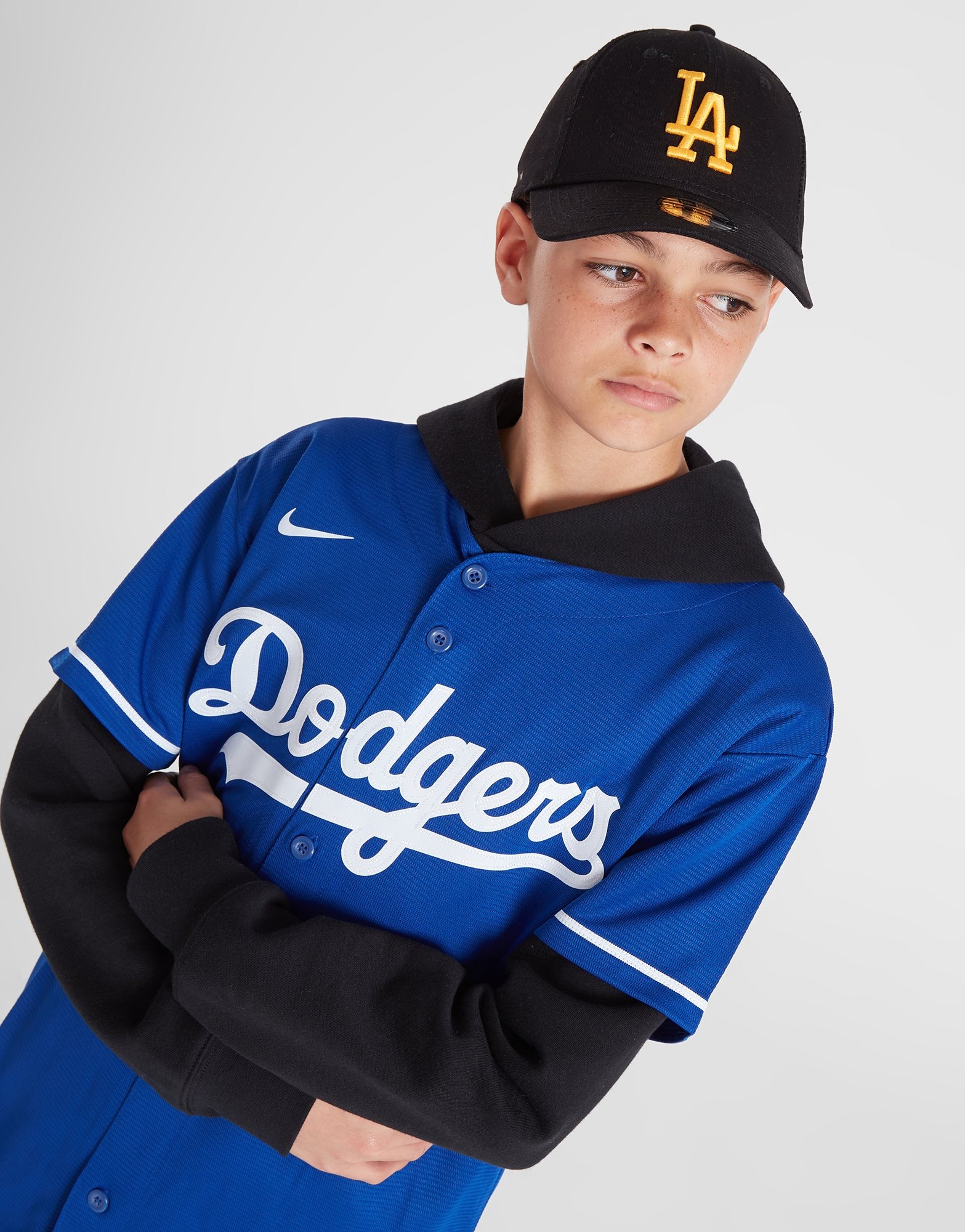 Los Angeles Dodgers Big & Tall Fashion Jersey - Black