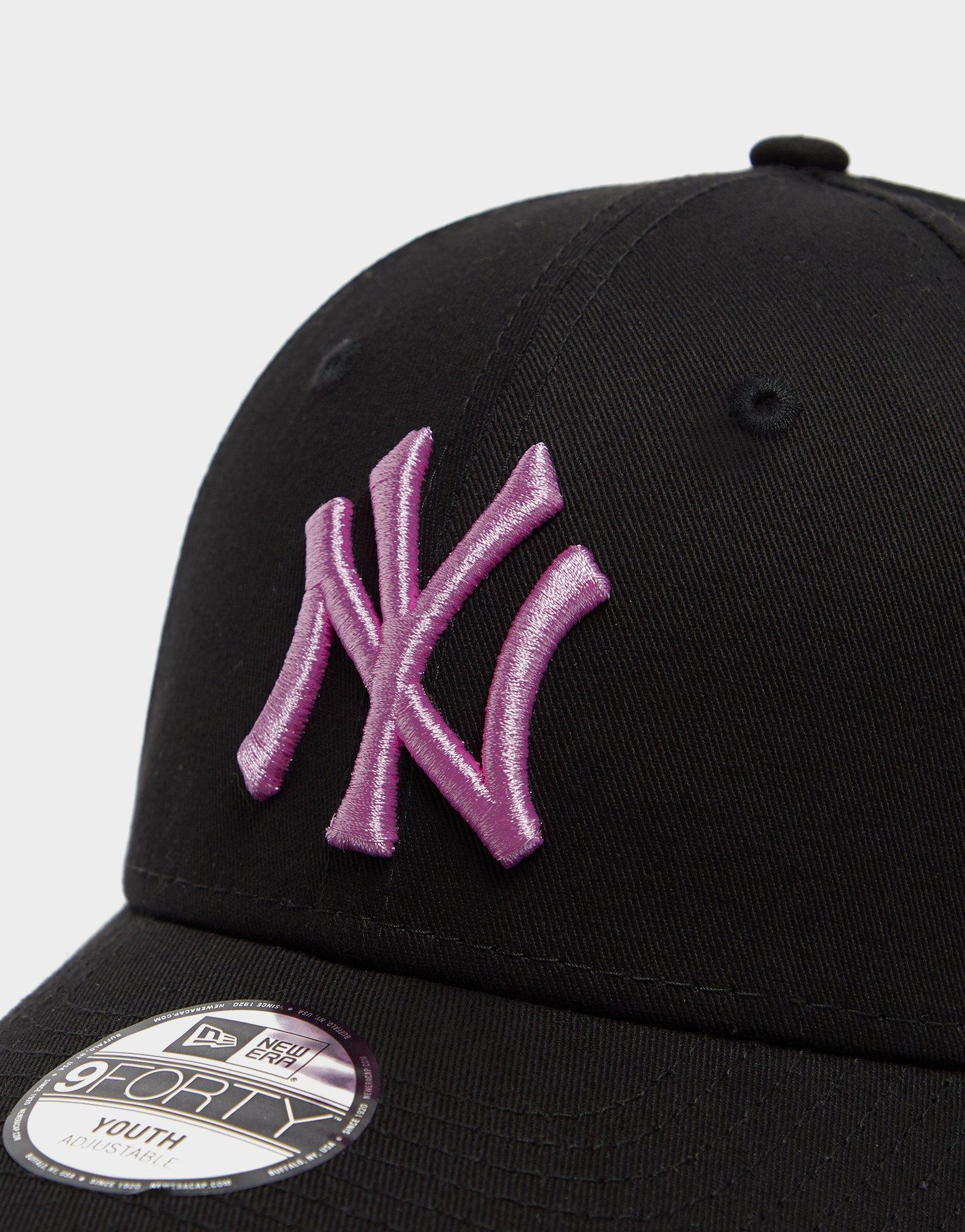 Black New Era MLB 9FORTY New York Yankees Cap Junior