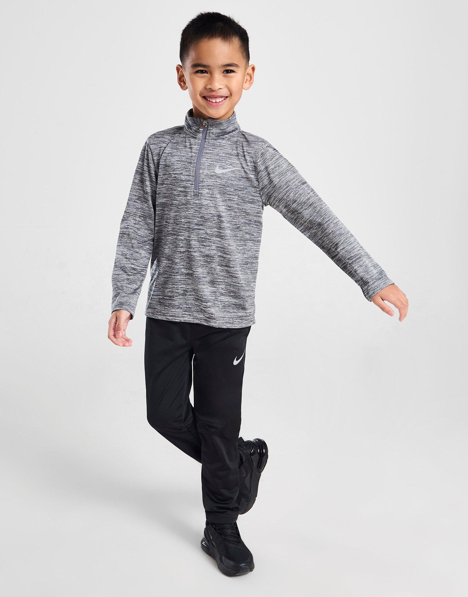 Ensemble de survêtement Dri-FIT Nike Sportswear à zip et bandes pour bébé