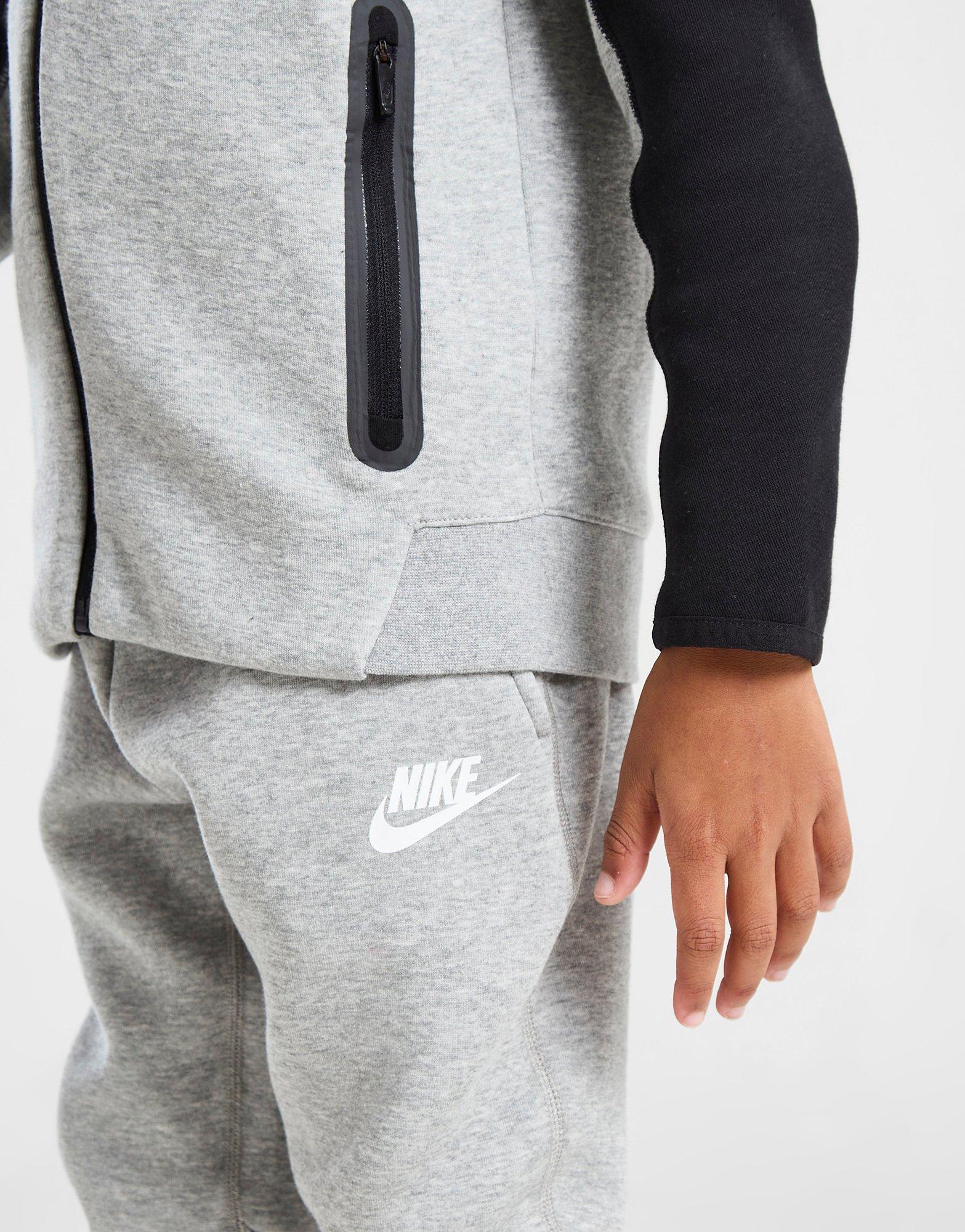 Grey Nike Tech Fleece Tracksuit Children