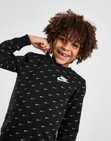 Nike All Over Print Crew Tracksuit Children