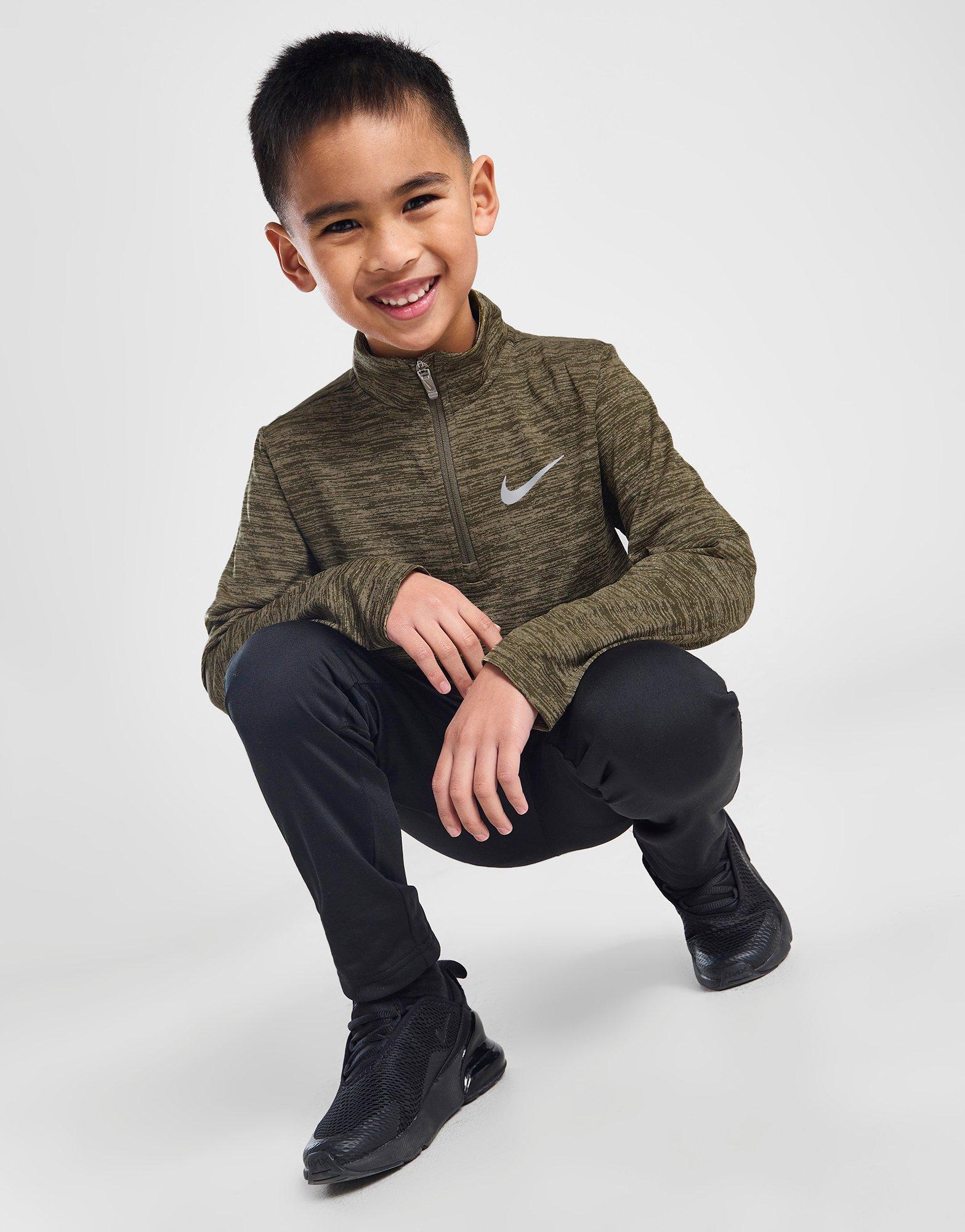 Kids green nike tracksuit sale